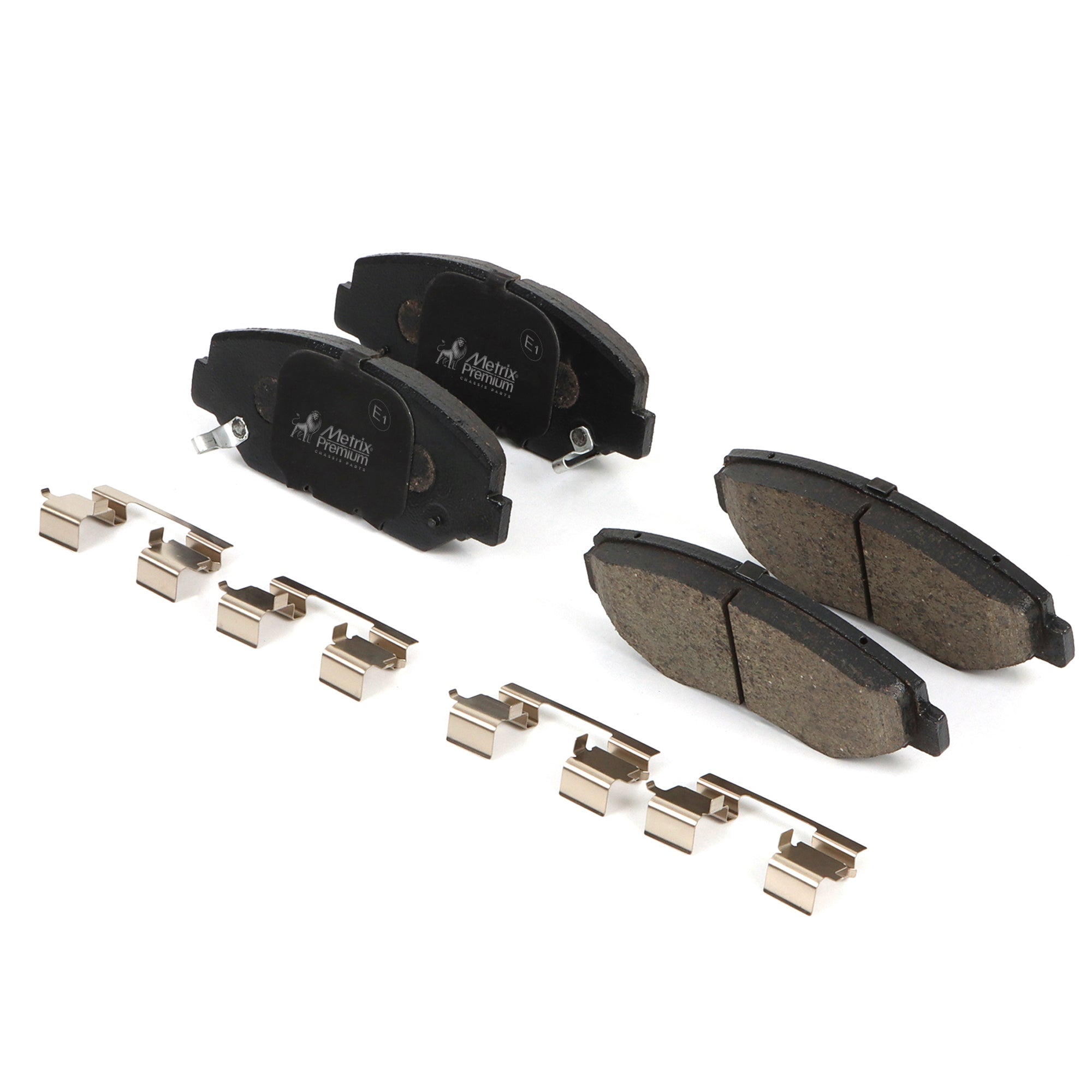 ADVANCED NOISE REDUCTION & EASY INSTALLATION – Featuring a chamfered and slotted design, application-specific shims