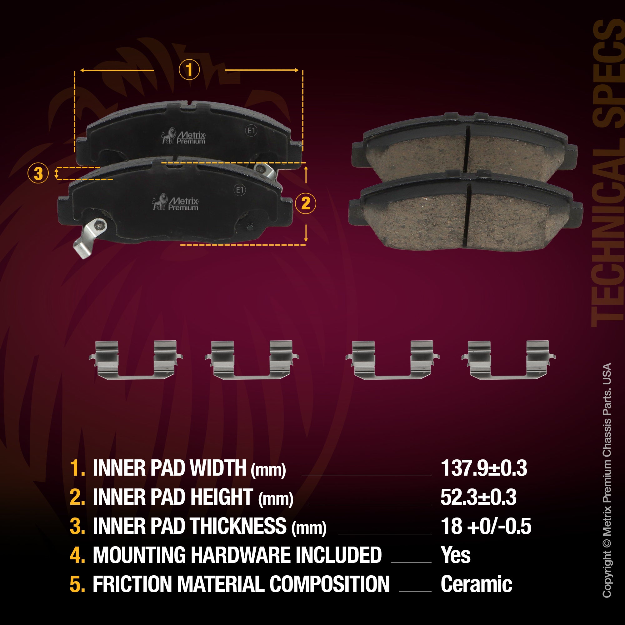WHAT'S IN THE KIT: 2x Front Brake Rotor 09.9936.11, 1x Front Ceramic Brake Pad Set D465