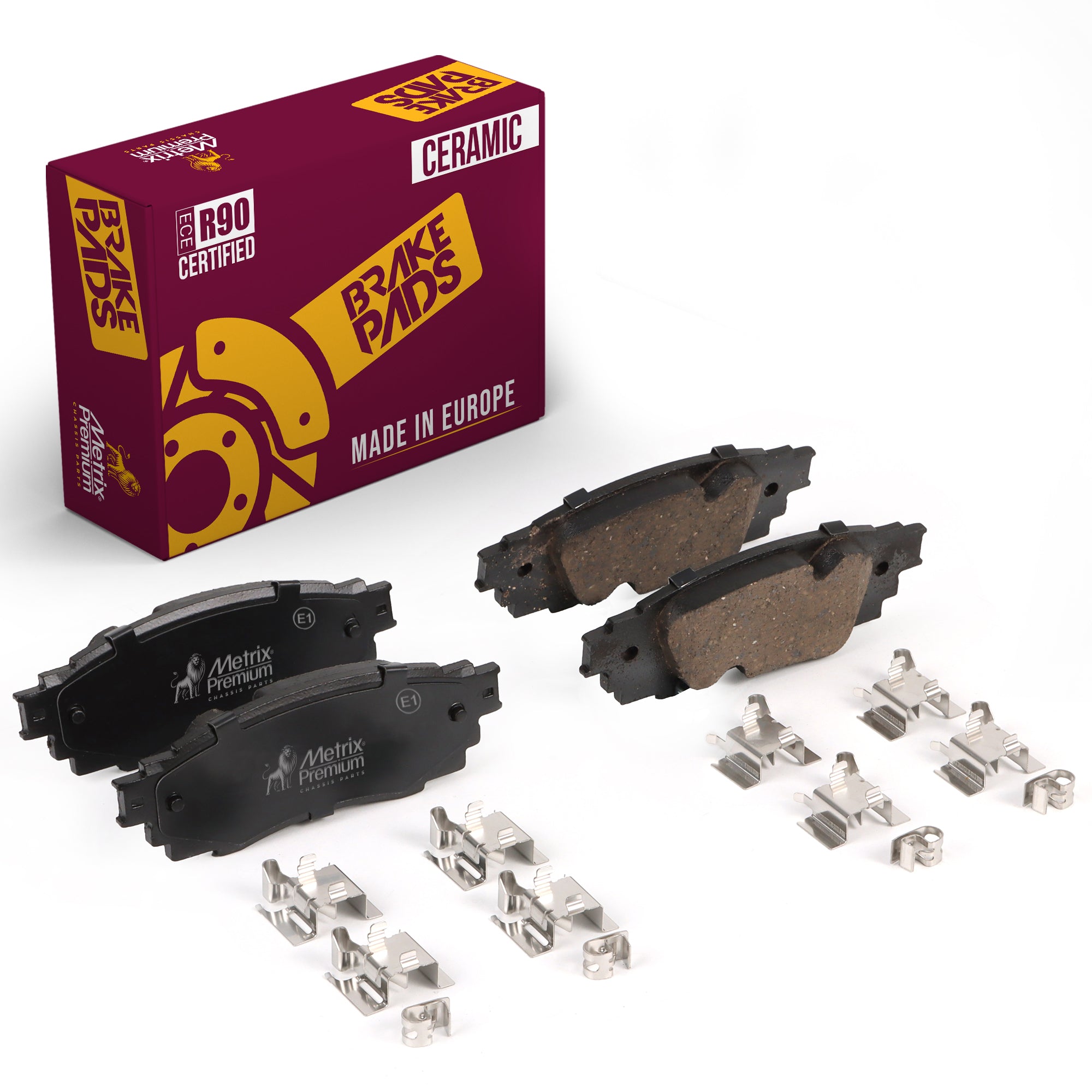 Metrix Premium Rear Disc Brake Pad Set 93994MC OEM fit auto parts