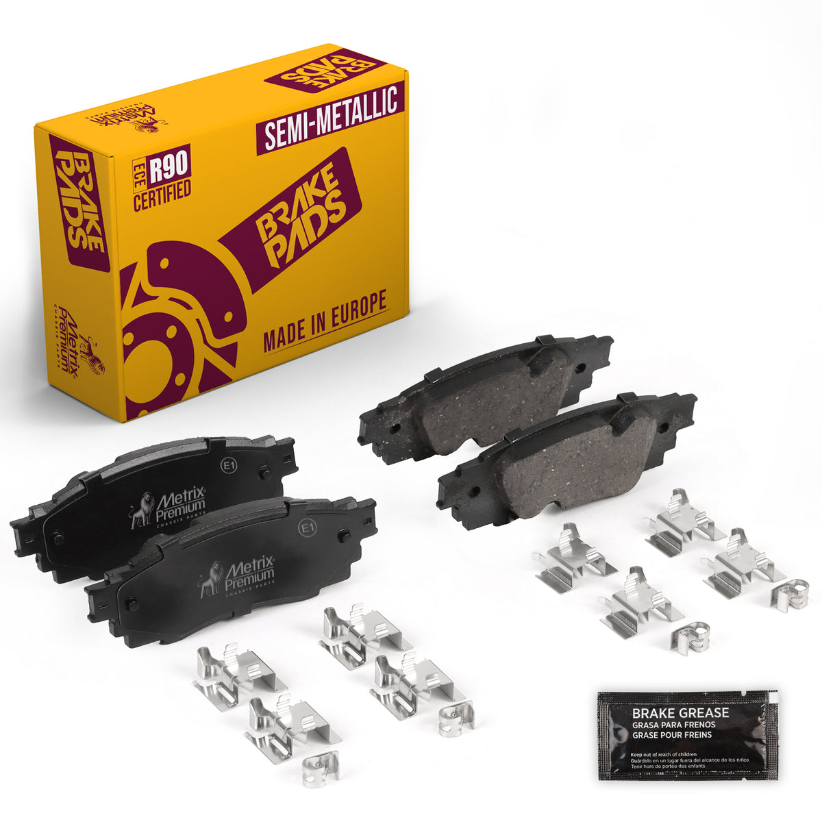 Metrix Premium Chassis Parts Rear Disc Brake Pad Set 93994MS OEM fit auto parts