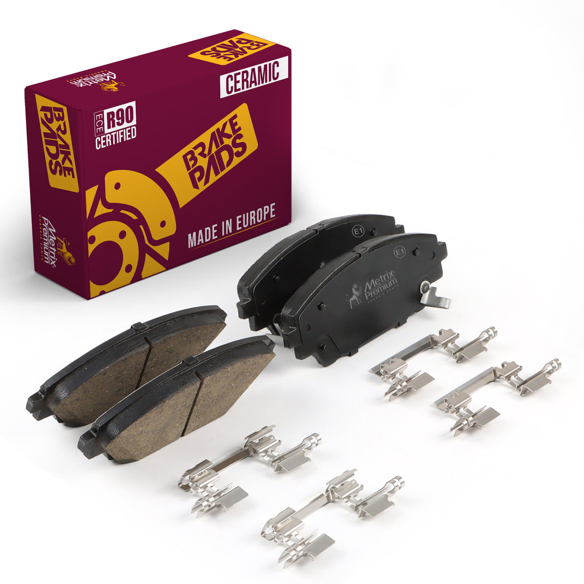 Metrix Premium Front Disc Brake Pad Set 94001MC OEM fit auto parts