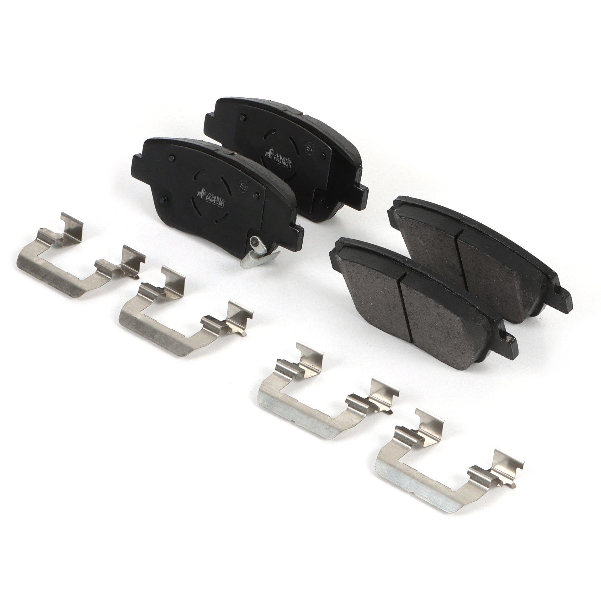 premium stainless-steel hardware (included for select applications), our brake pads reduce vibration, minimize noise, and improve heat dissipation for enhanced durability. Engineered for all conditions, we deliver smooth and reliable braking in all conditions.