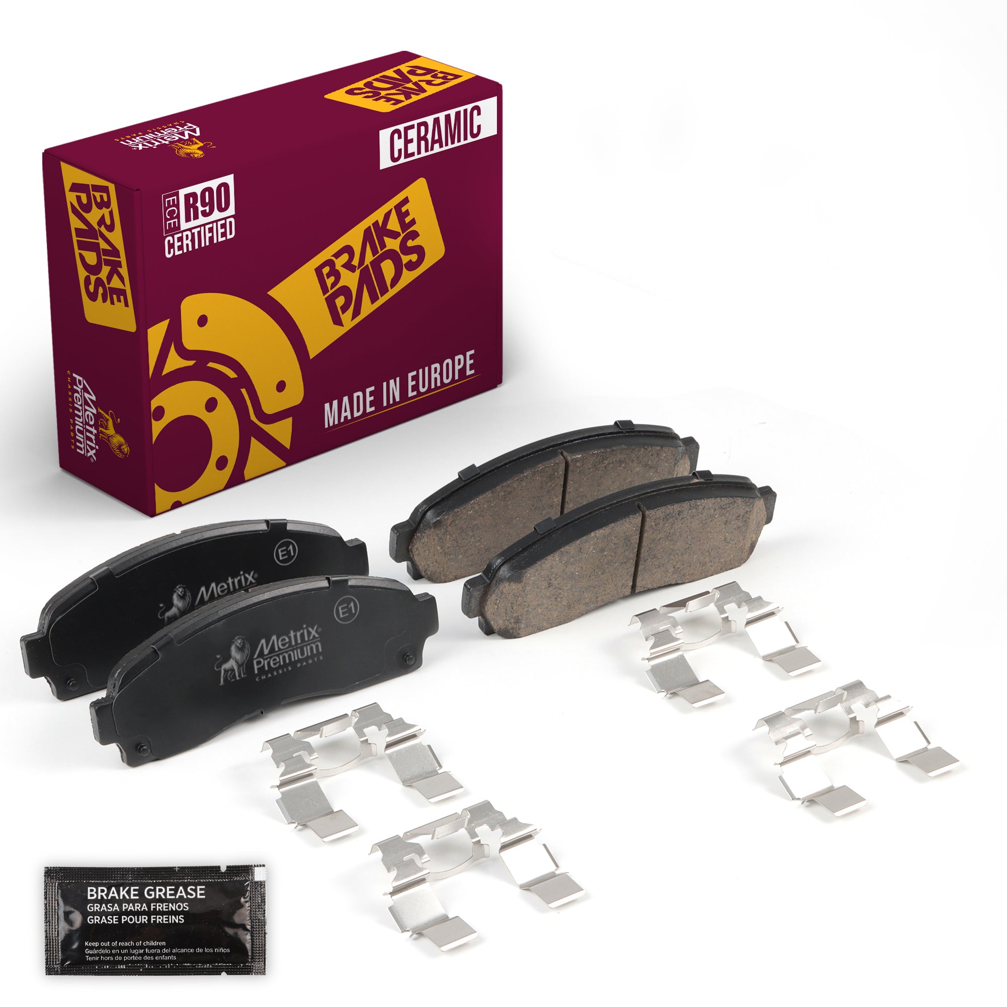 Metrix Premium Front Disc Brake Pad Set 94010MC OEM fit auto parts