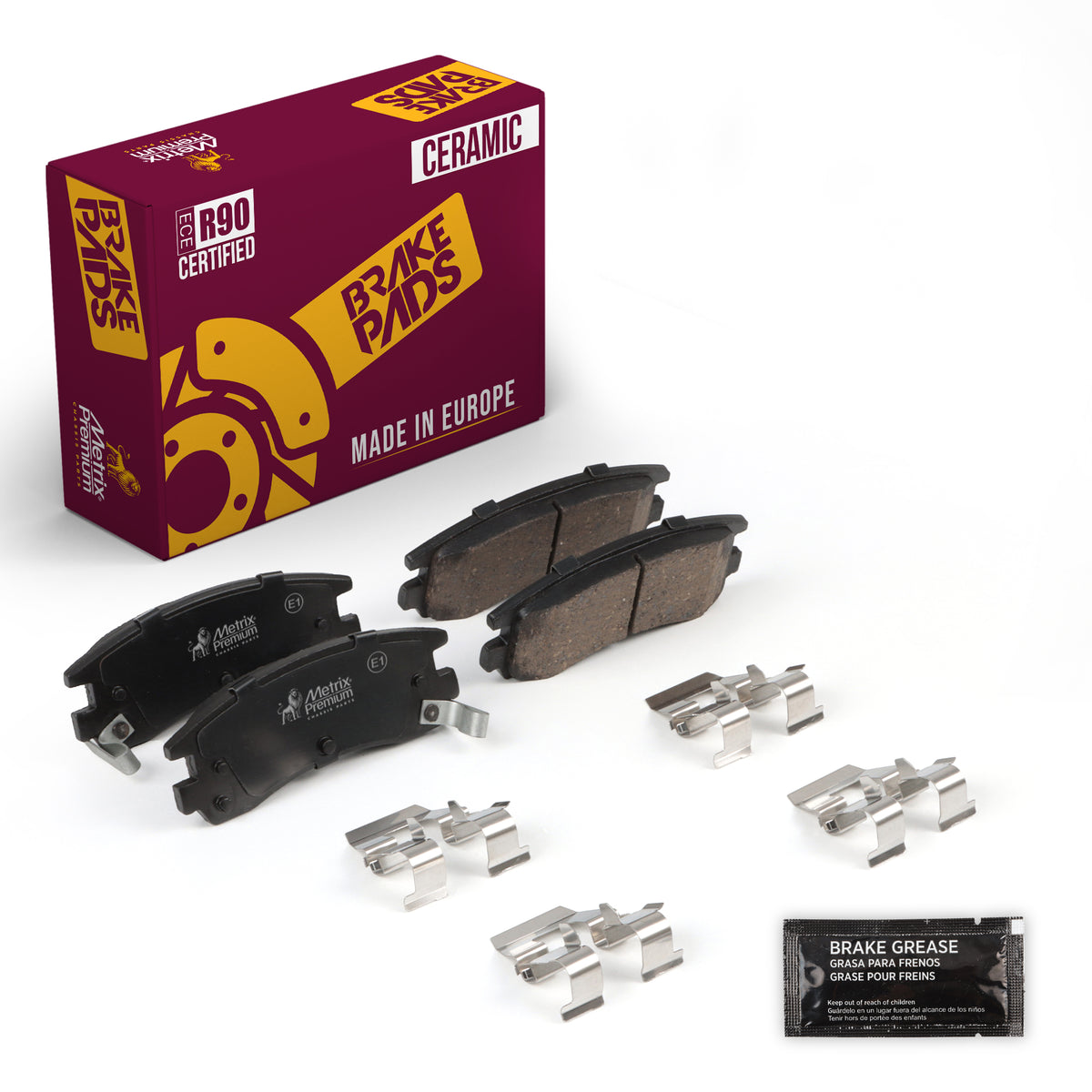 Metrix Premium Rear Disc Brake Pad Set 94012MC OEM fit auto parts