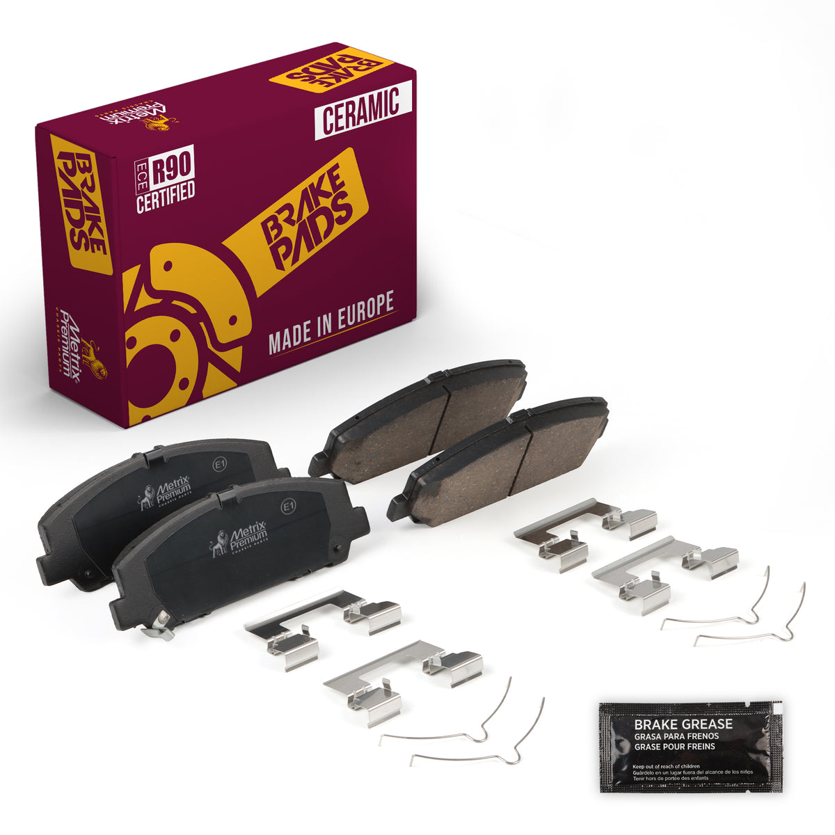 Metrix Premium Front Disc Brake Pad Set 94018MC OEM fit auto parts