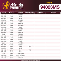 Metrix Premium Chassis Parts  suspension steering brake parts