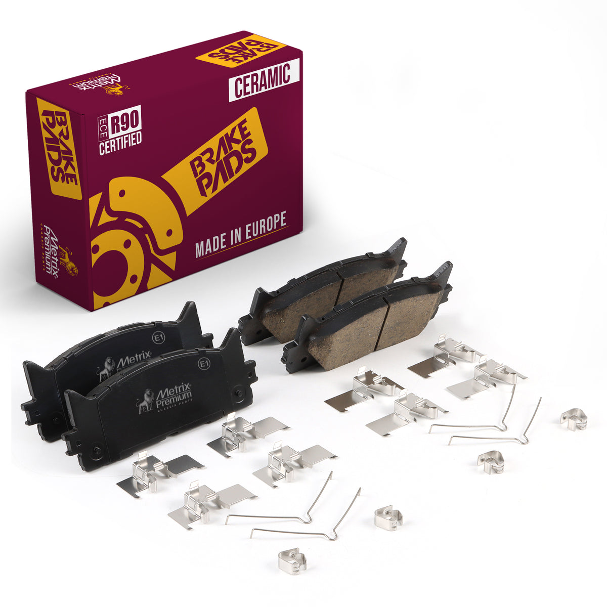 Metrix Premium Front Disc Brake Pad Set 94025MC OEM fit auto parts