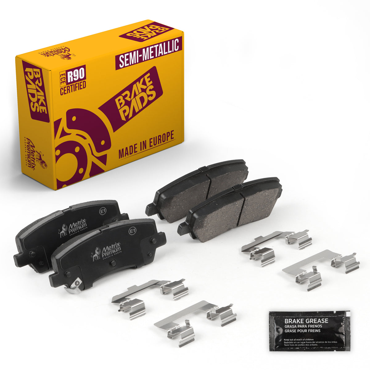 Metrix Premium Chassis Parts Rear Disc Brake Pad Set 94026MS OEM fit auto parts