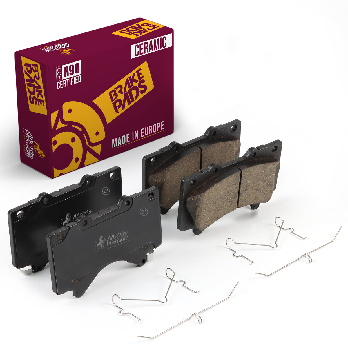 Metrix Premium Front Disc Brake Pad Set 94028MC OEM fit auto parts
