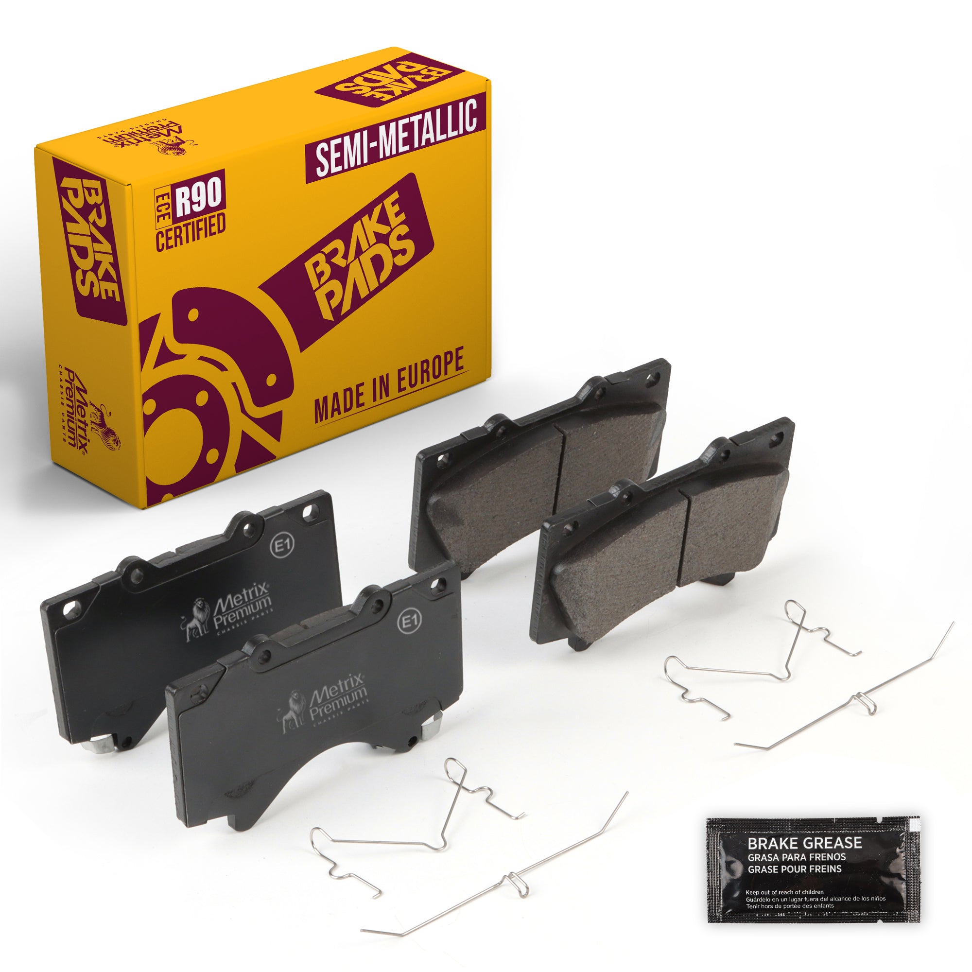 Metrix Premium Front Disc Brake Pad Set 94028MS OEM fit auto parts