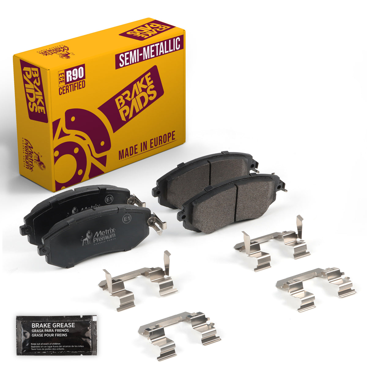 Metrix Premium Front Disc Brake Pad Set 94029MS OEM fit auto parts
