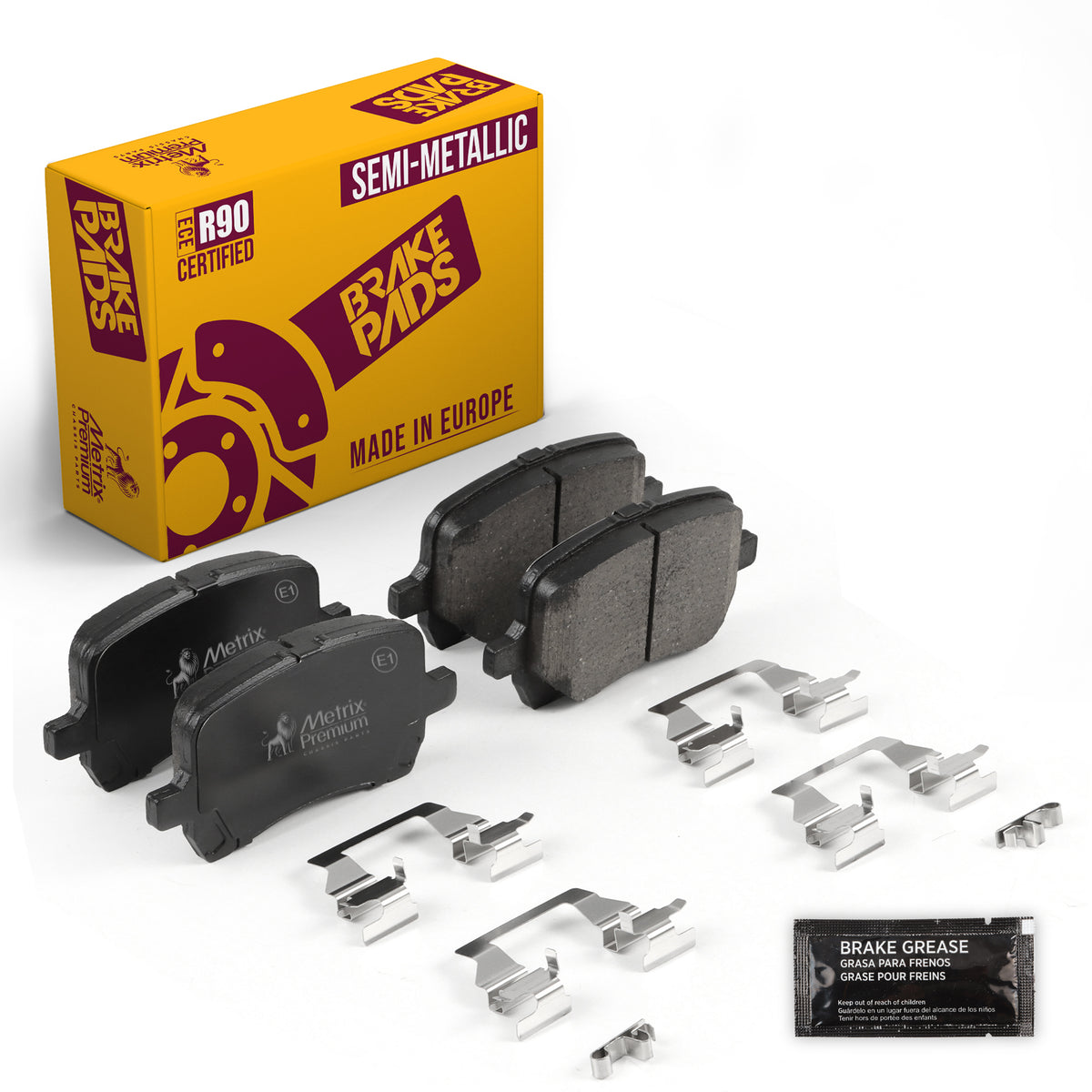 Metrix Premium Chassis Parts Front Disc Brake Pad Set 94030MS OEM fit auto parts