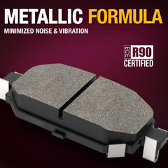 Metrix Premium Front Semi-Metallic Disc Brake Pad Set 94031MS aftermarket car parts