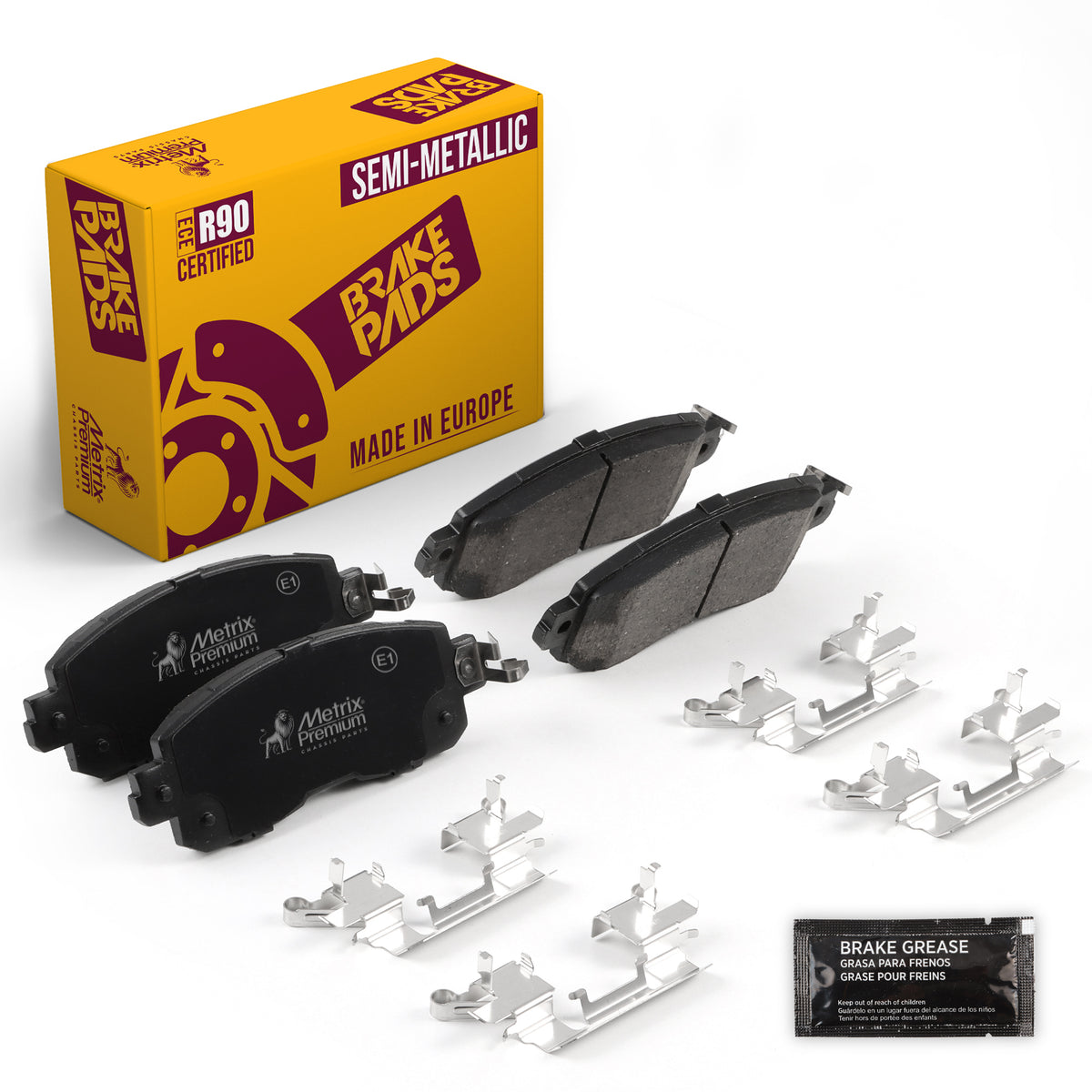 Metrix Premium Chassis Parts Front Disc Brake Pad Set 94032MS OEM fit auto parts