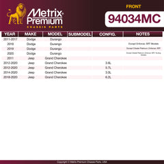 Metrix Premium Front Disc Brake Pad Set 94034MC OEM fit spare parts