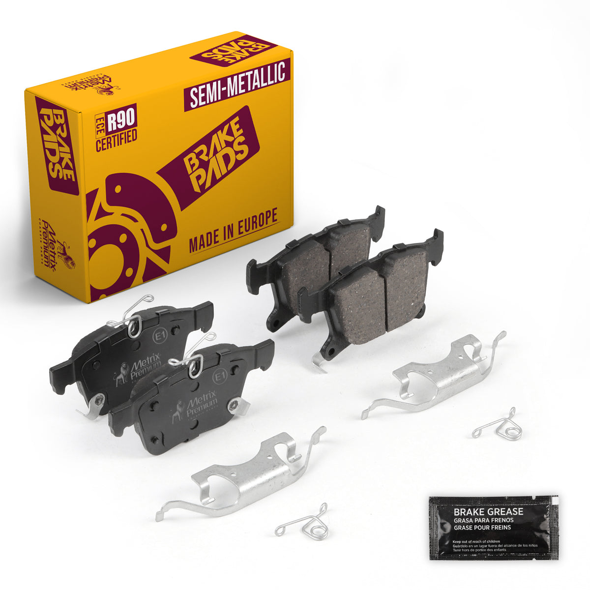 Metrix Premium Chassis Parts Rear Disc Brake Pad Set 94042MS OEM fit auto parts