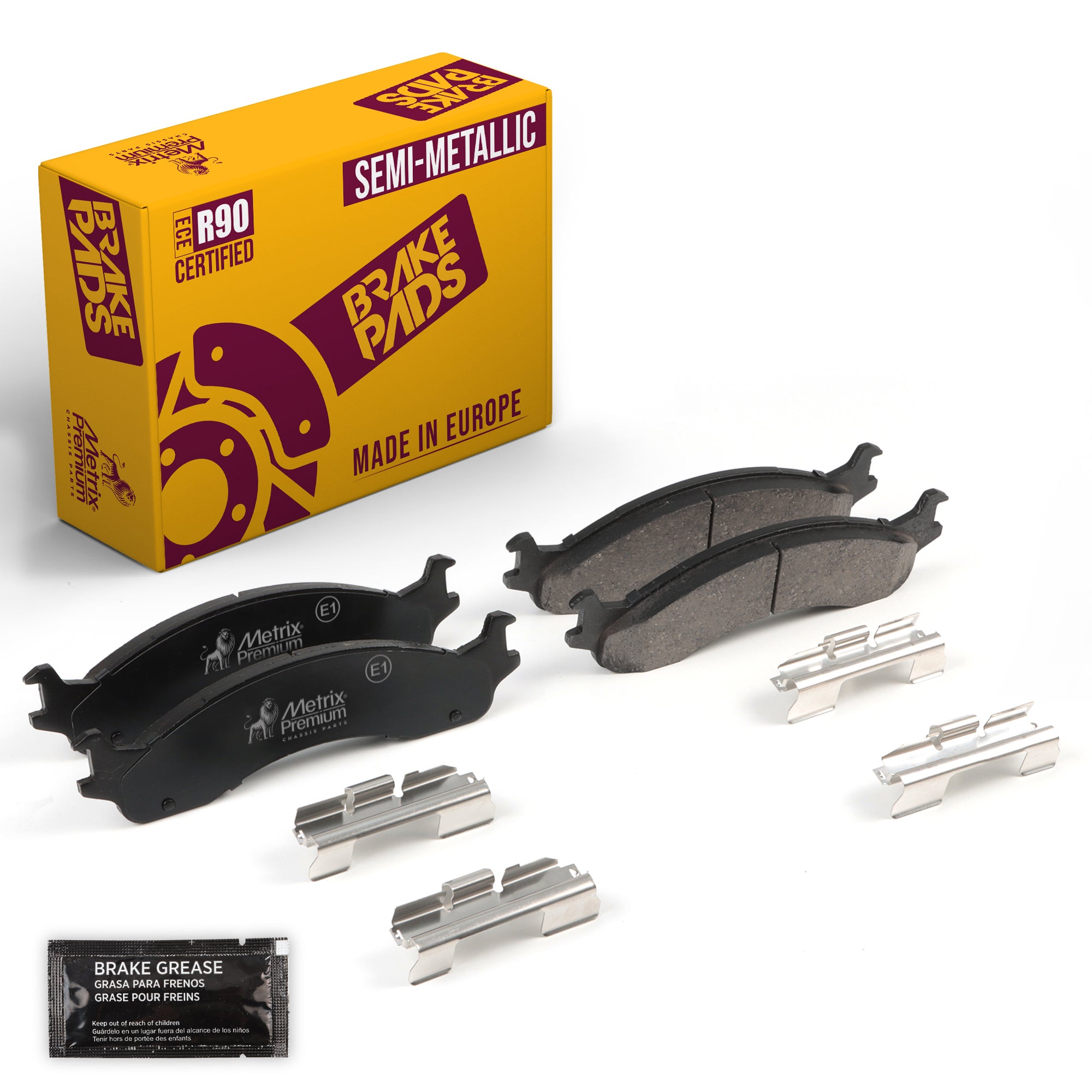 Metrix Premium Front&Rear Disc Brake Pad Set 94043MS OEM fit auto parts