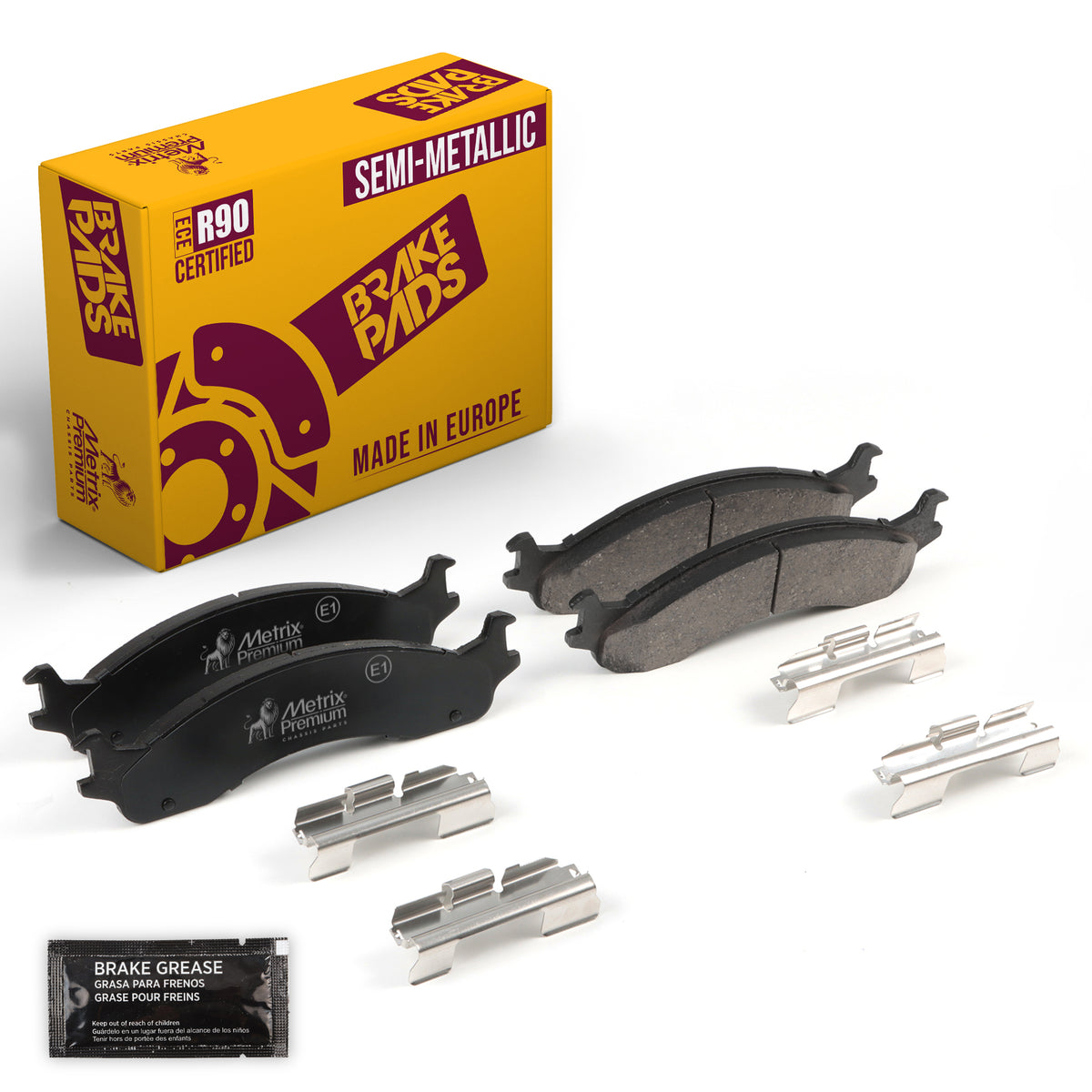 Metrix Premium Front&Rear Disc Brake Pad Set 94043MS OEM fit auto parts