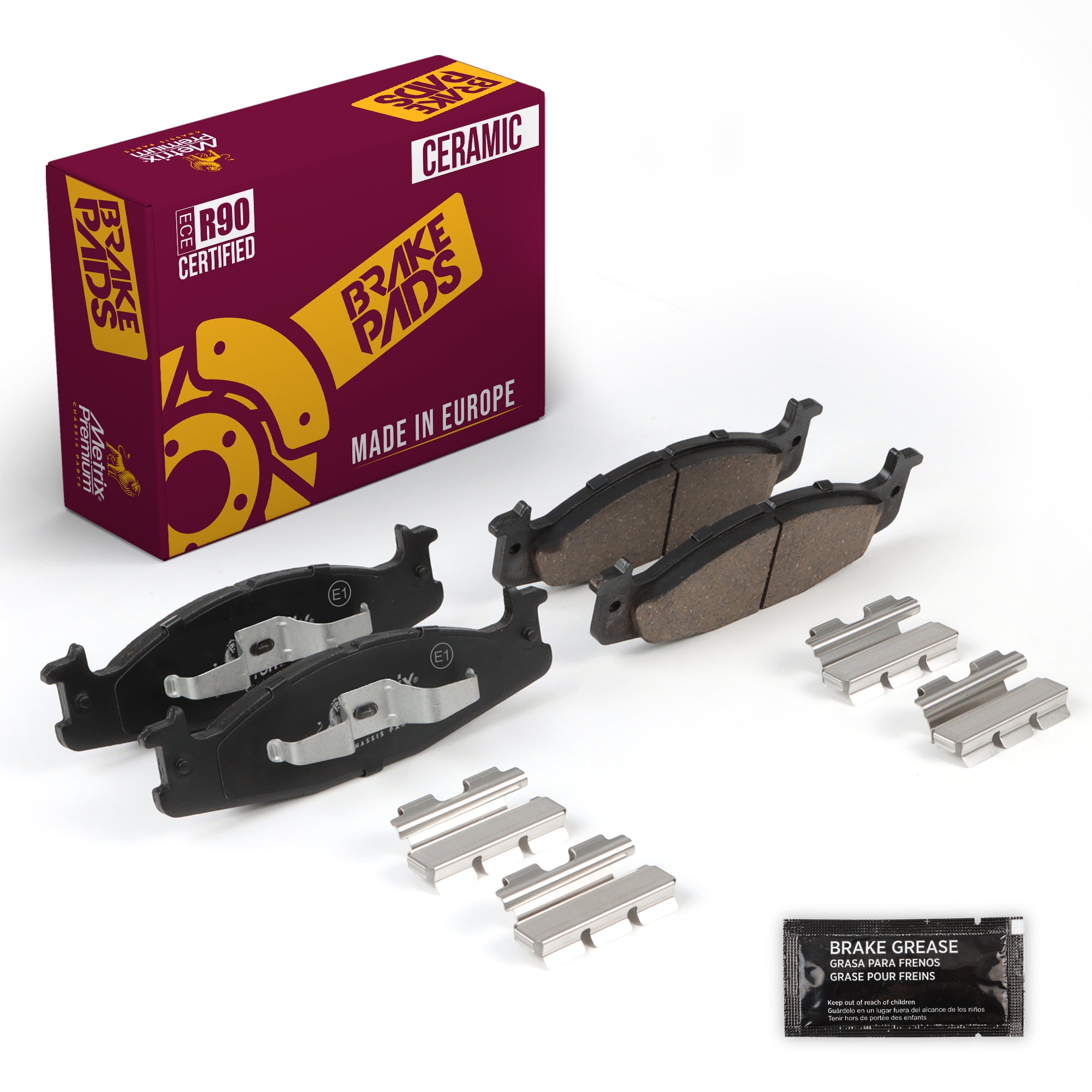 Metrix Premium Front Disc Brake Pad Set 94045MC OEM fit auto parts