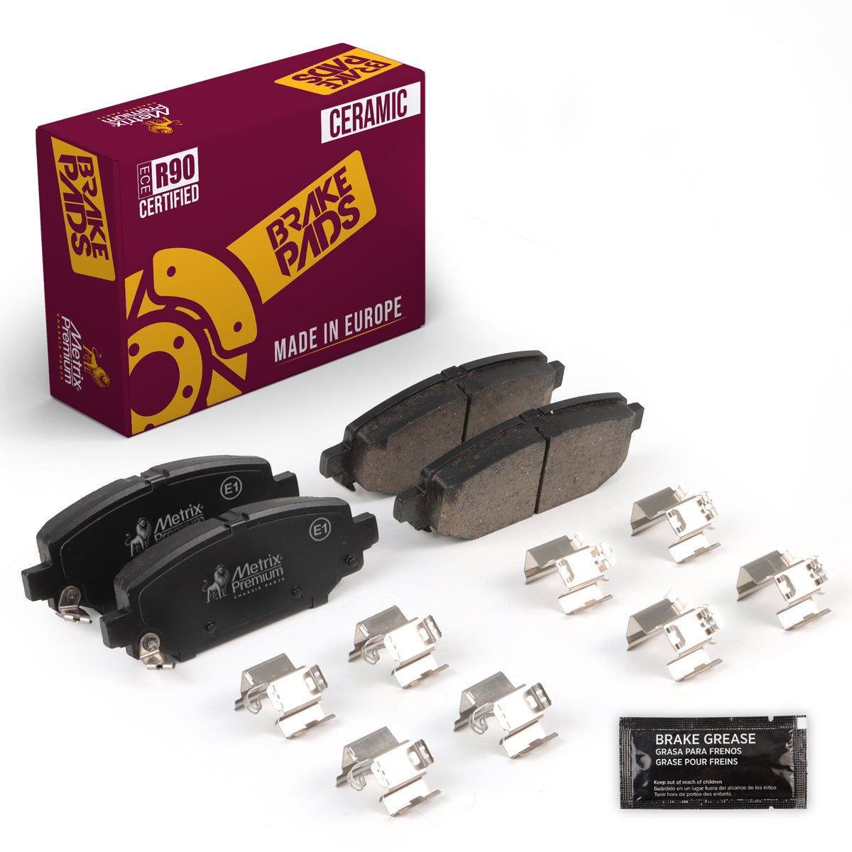 Metrix Premium Rear Disc Brake Pad Set 94049MC OEM fit auto parts
