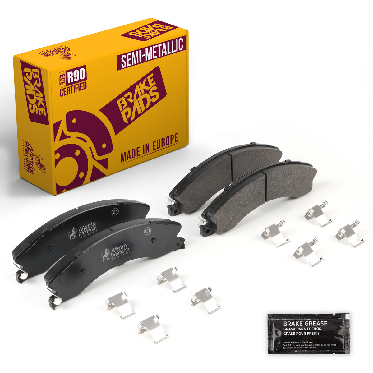 Metrix Premium Front&Rear Disc Brake Pad Set 94053MS OEM fit auto parts