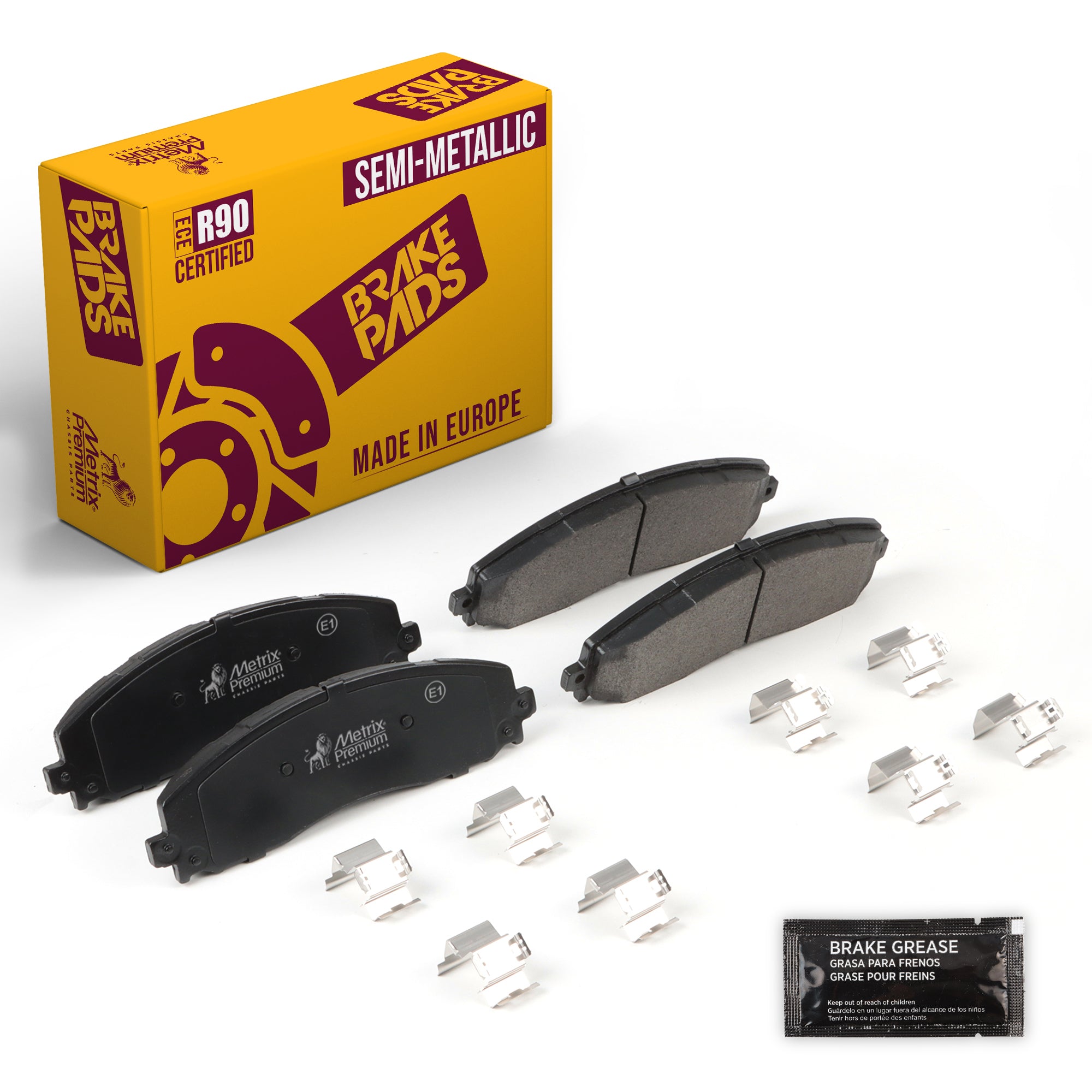 Metrix Premium Rear Disc Brake Pad Set 94056MS OEM fit auto parts