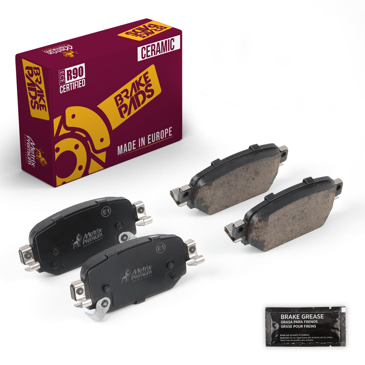 Metrix Premium Rear Disc Brake Pad Set 94059MC OEM fit auto parts
