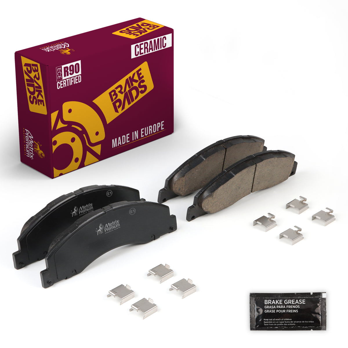 Metrix Premium Front Disc Brake Pad Set 94061MC OEM fit auto parts