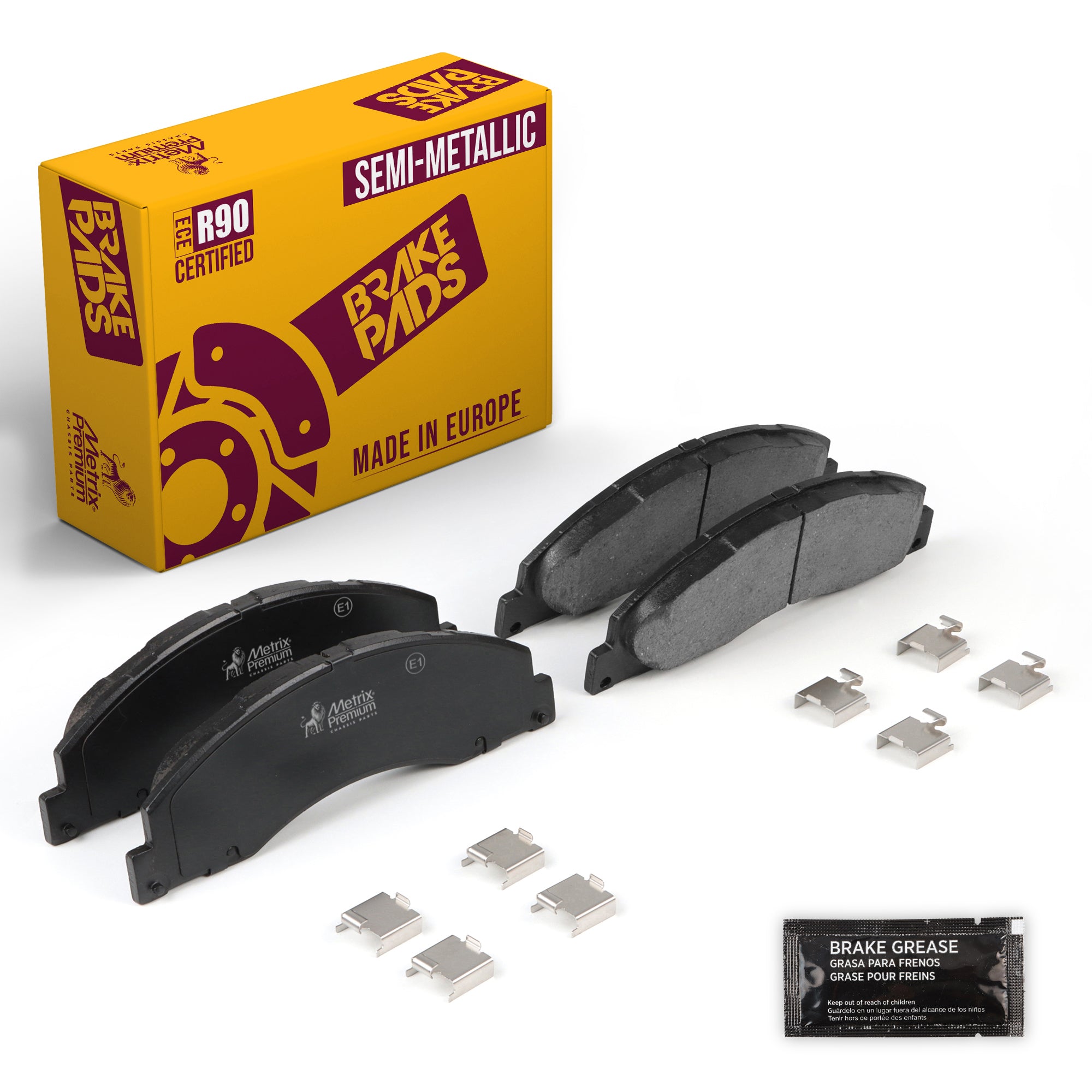 Metrix Premium Front Disc Brake Pad Set 94061MS OEM fit auto parts