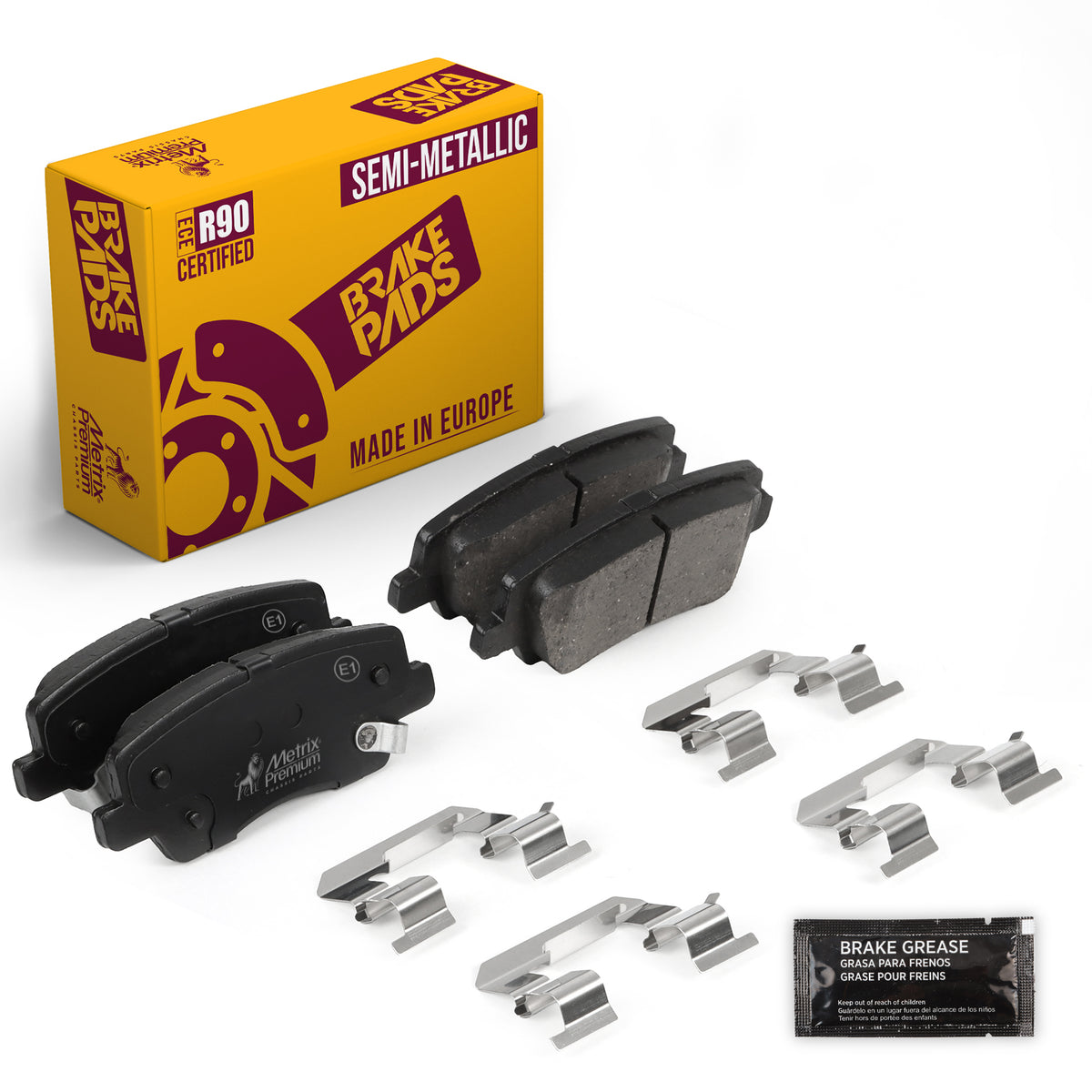 Metrix Premium Chassis Parts Rear Disc Brake Pad Set 94063MS OEM fit auto parts