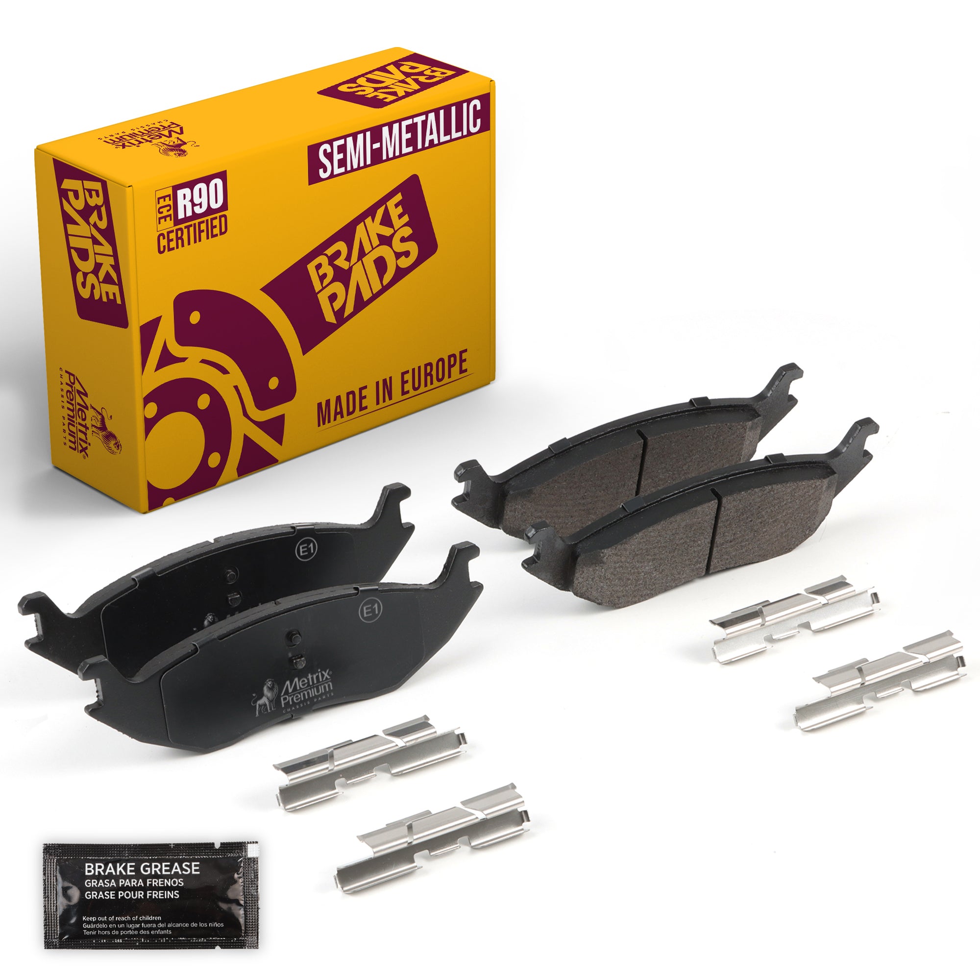 Metrix Premium Rear Disc Brake Pad Set 94071MS OEM fit auto parts