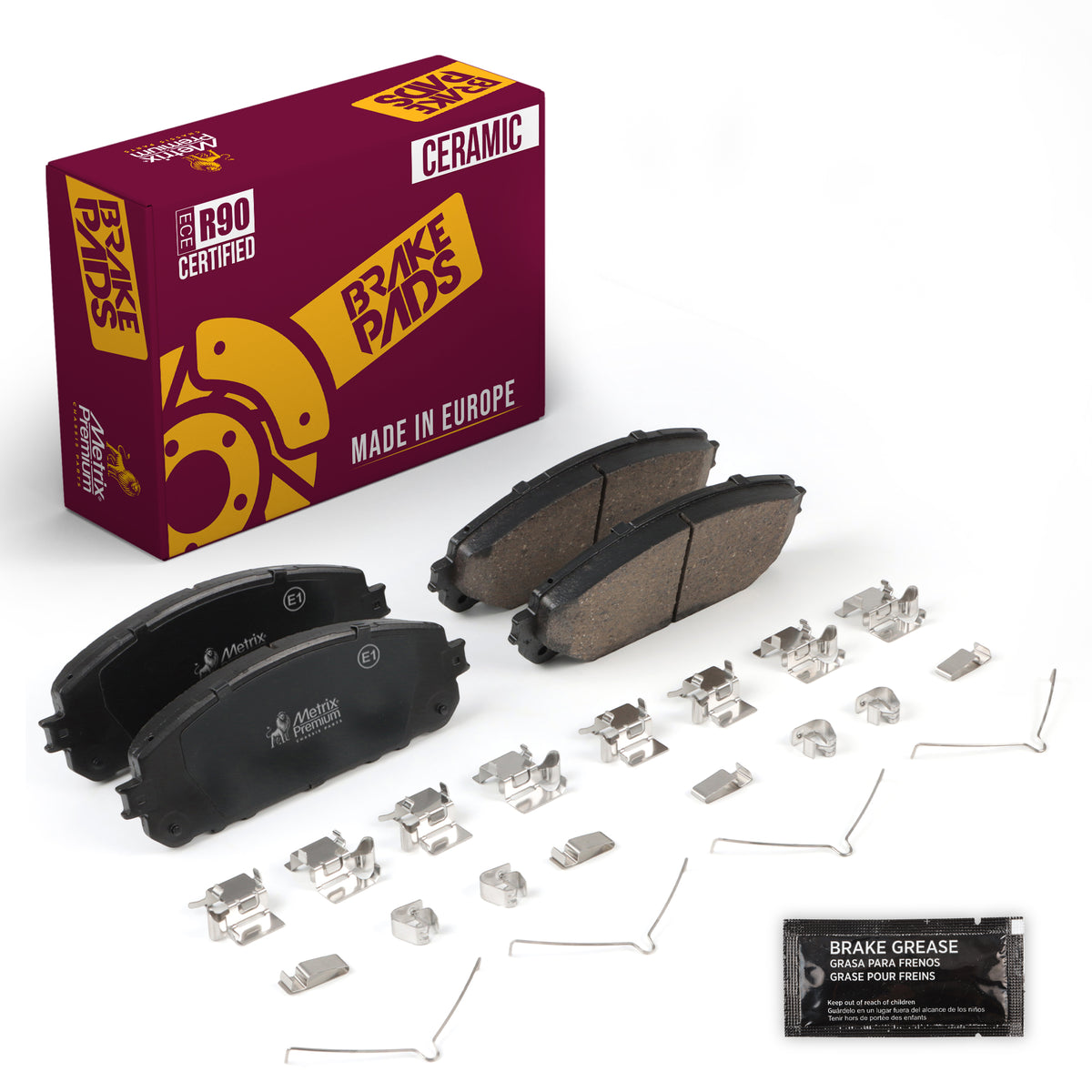 Metrix Premium Front Disc Brake Pad Set 94072MC OEM fit auto parts