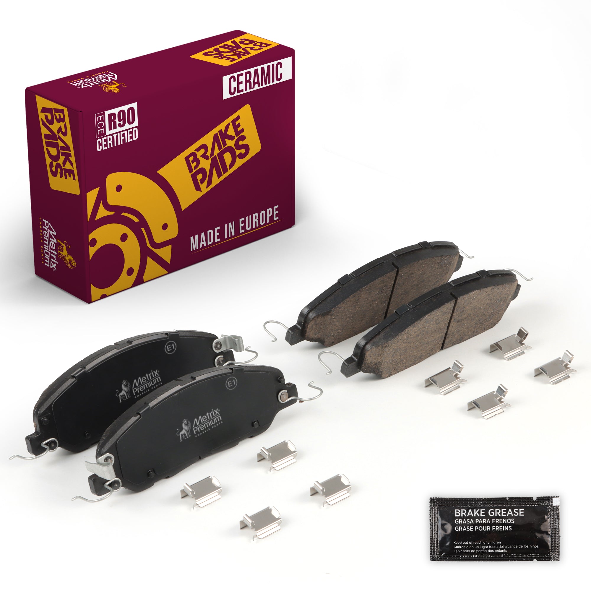 Metrix Premium Chassis Parts Front Disc Brake Pad Set 94078MC for FORD
