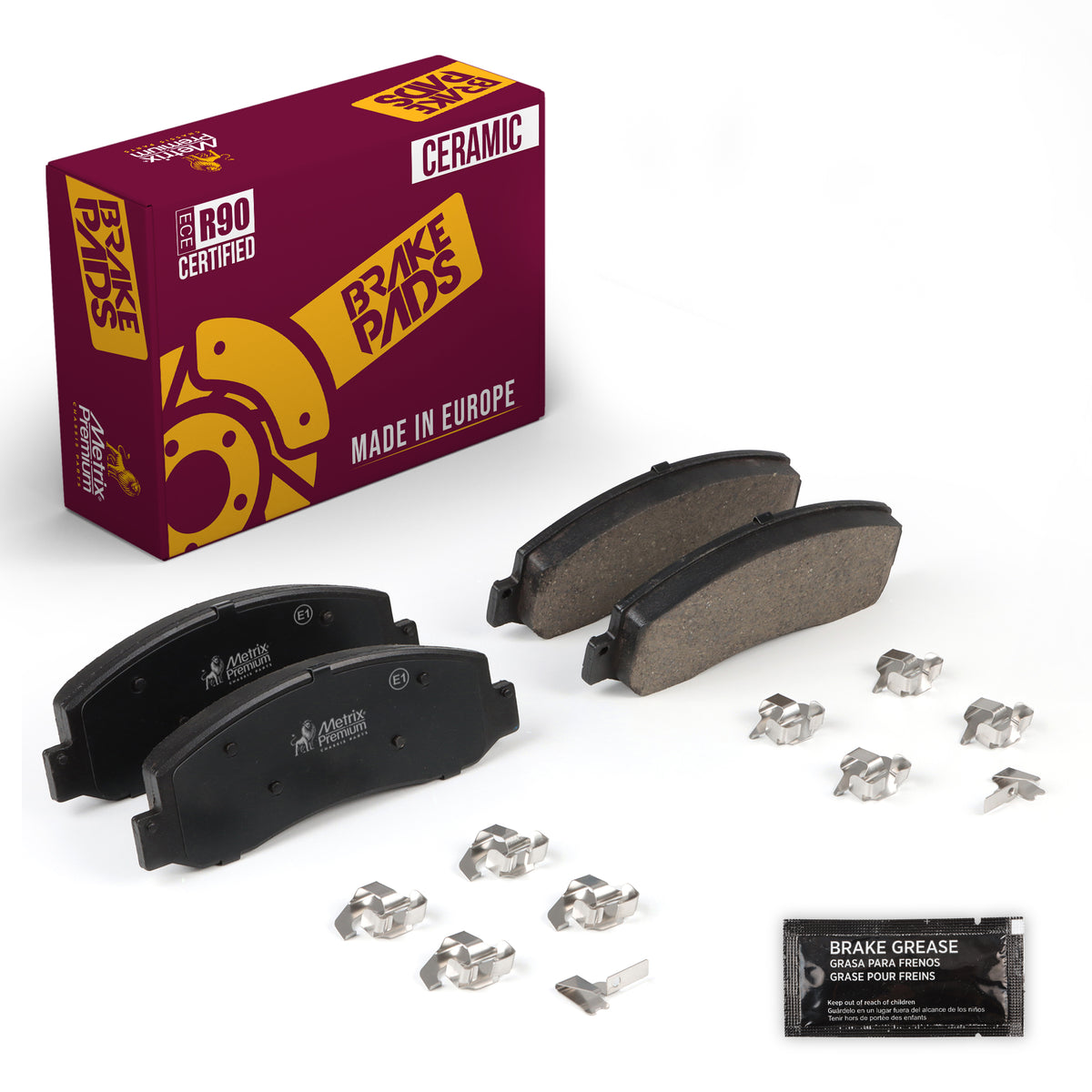 Metrix Premium Front Disc Brake Pad Set 94079MC OEM fit auto parts