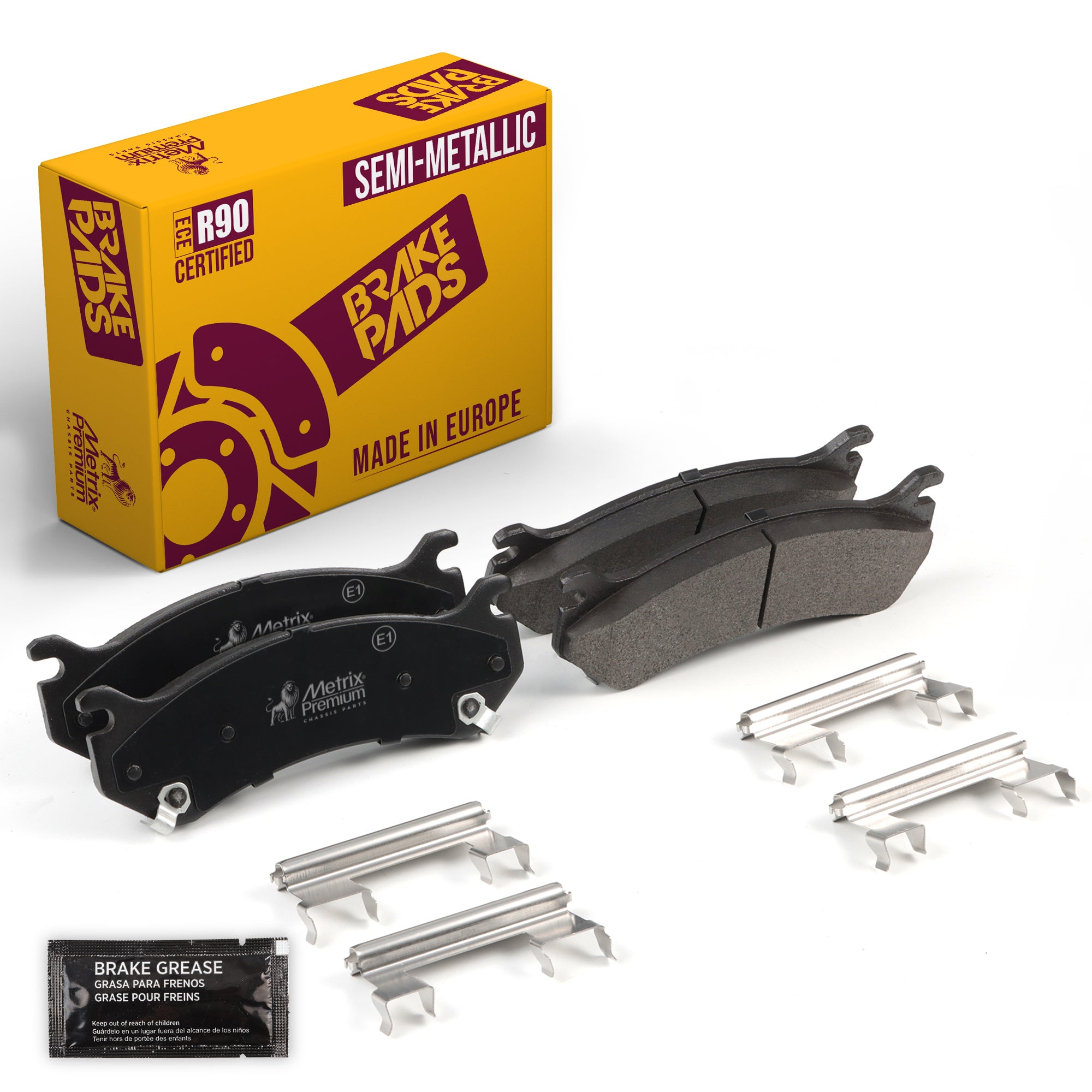 Metrix Premium Front&Rear Disc Brake Pad Set 94082MS OEM fit auto parts
