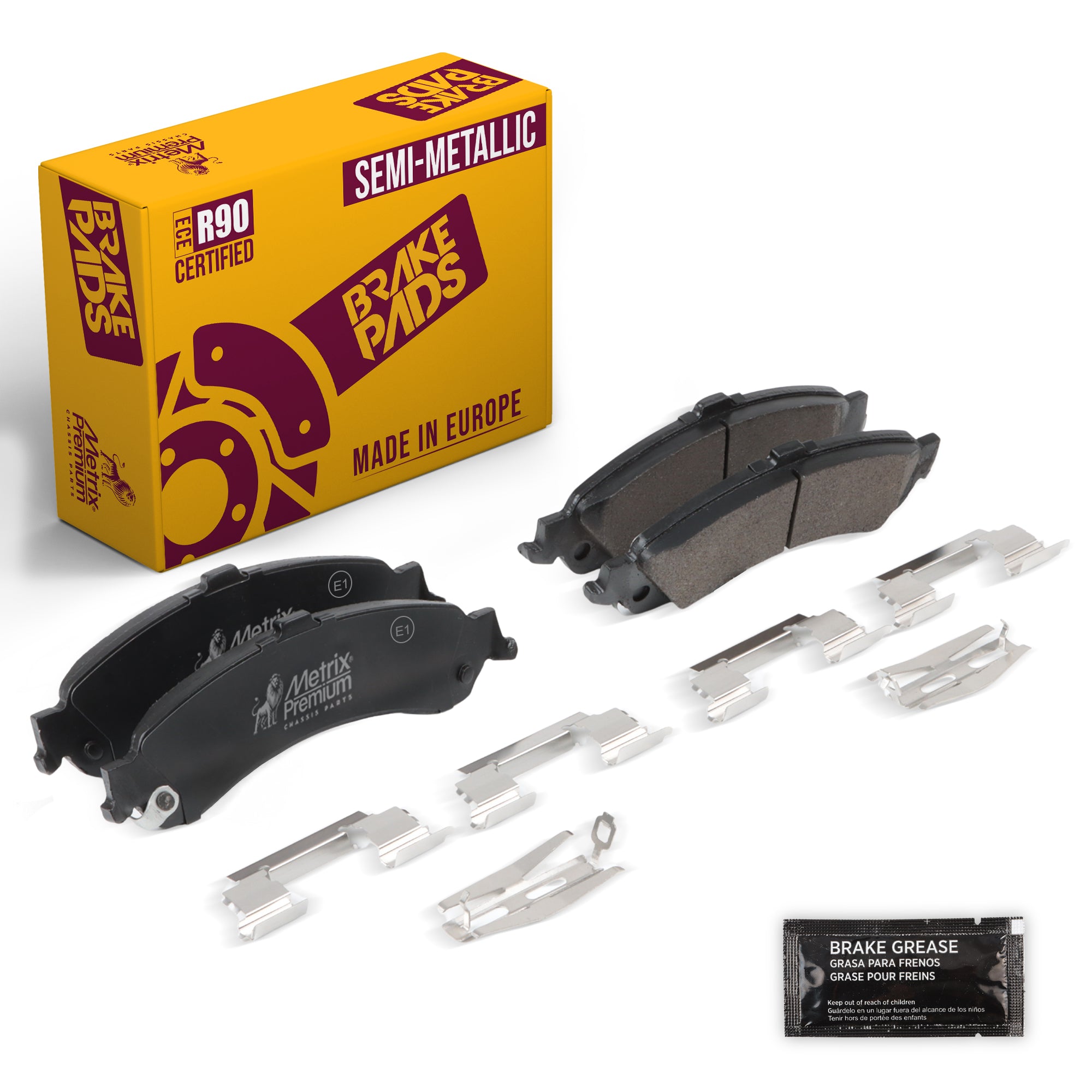 Metrix Premium Rear Disc Brake Pad Set 94083MS OEM fit auto parts
