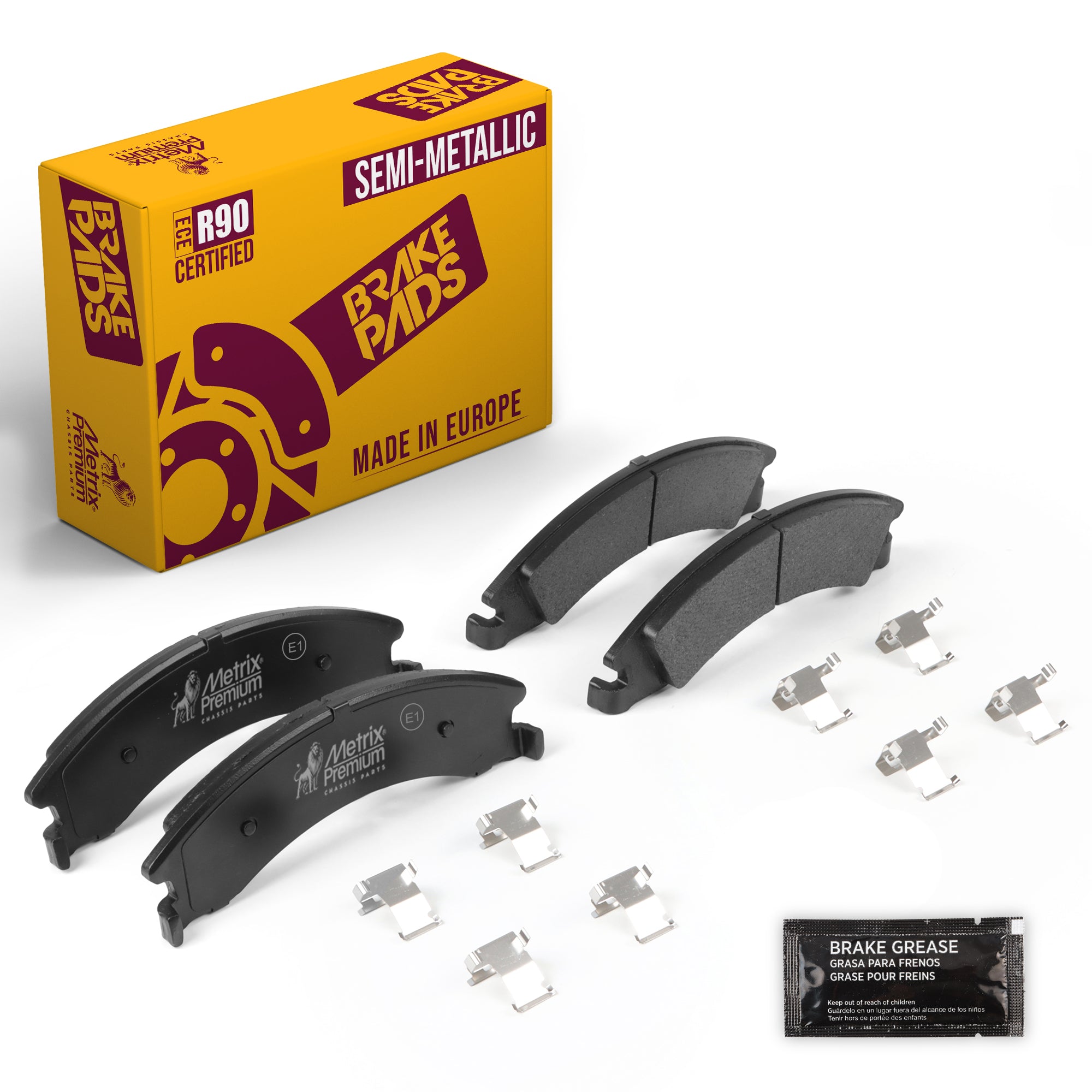 Metrix Premium Rear Disc Brake Pad Set 94084MS OEM fit auto parts