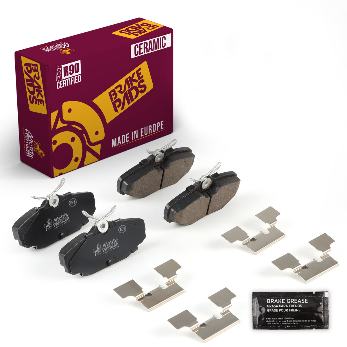 Metrix Premium Chassis Parts Rear Disc Brake Pad Set 94093MC OEM fit auto parts