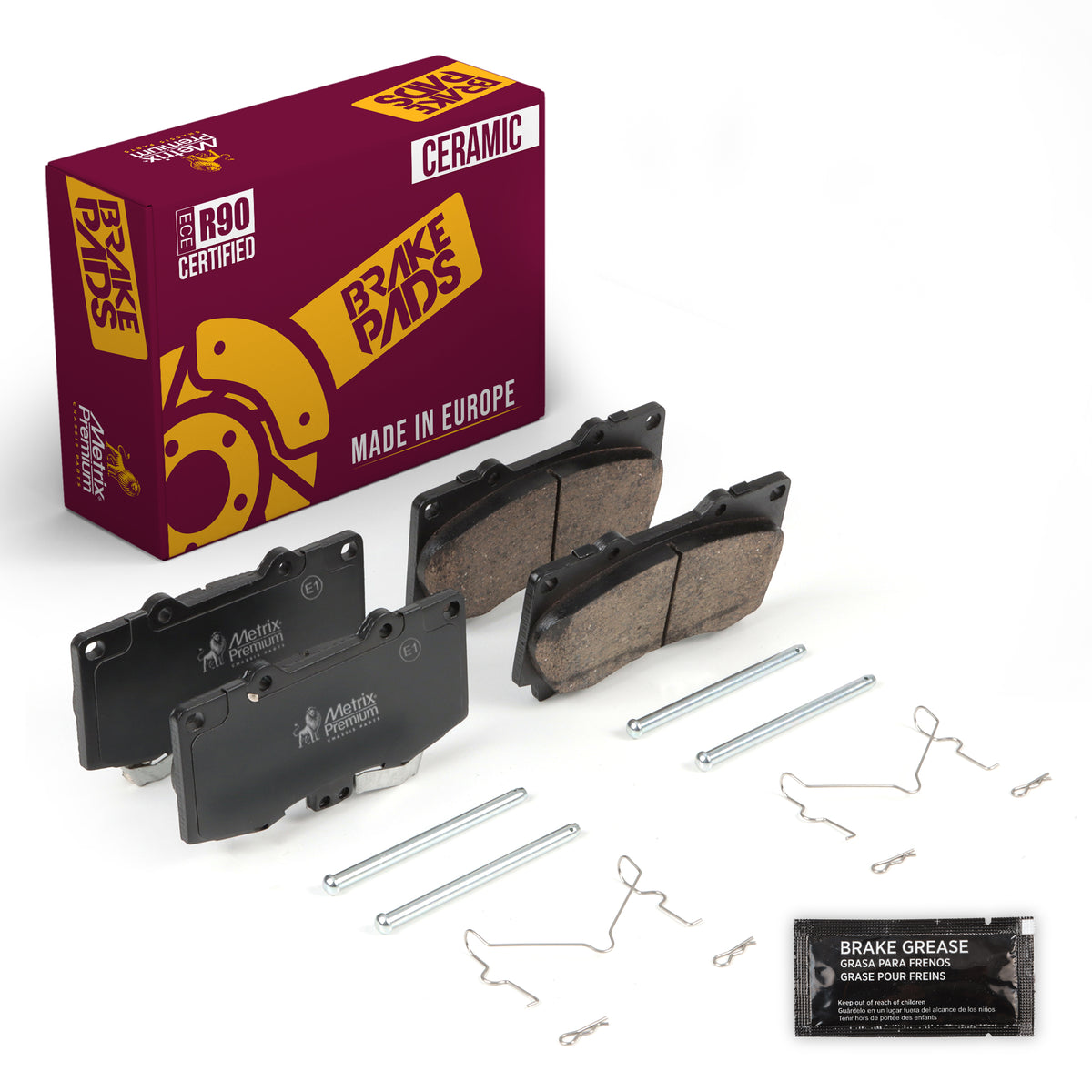 Metrix Premium Chassis Parts Front Disc Brake Pad Set 94103MC for HUMMER