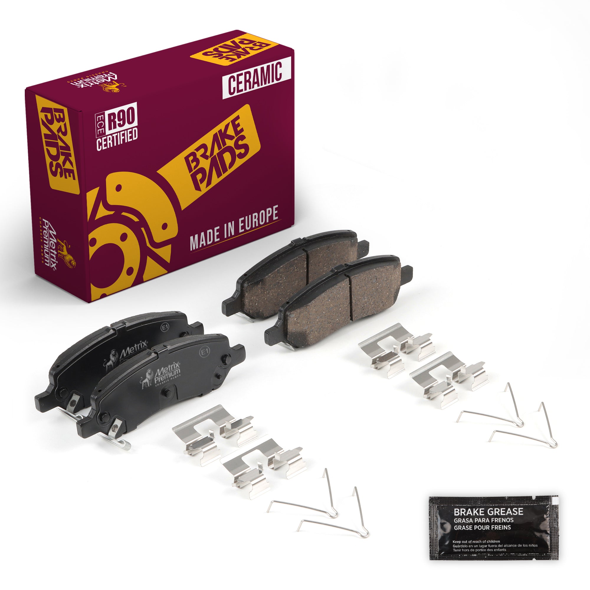 Metrix Premium Rear Disc Brake Pad Set 94116MC OEM fit auto parts