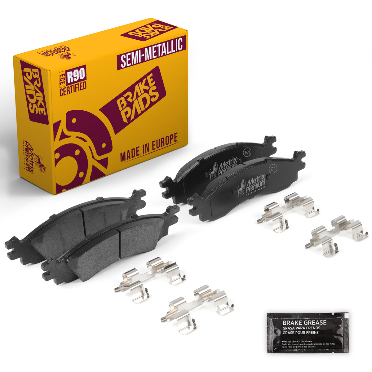 Metrix Premium Front Disc Brake Pad Set 94121MS OEM fit auto parts