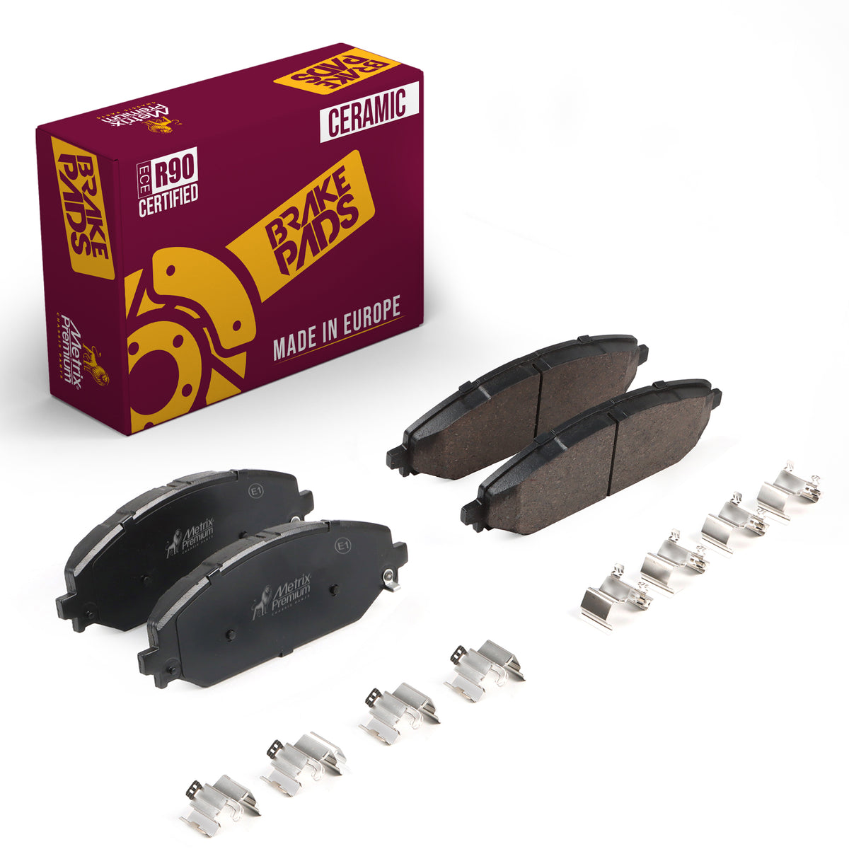 Metrix Premium Front Disc Brake Pad Set 94124MC OEM fit auto parts