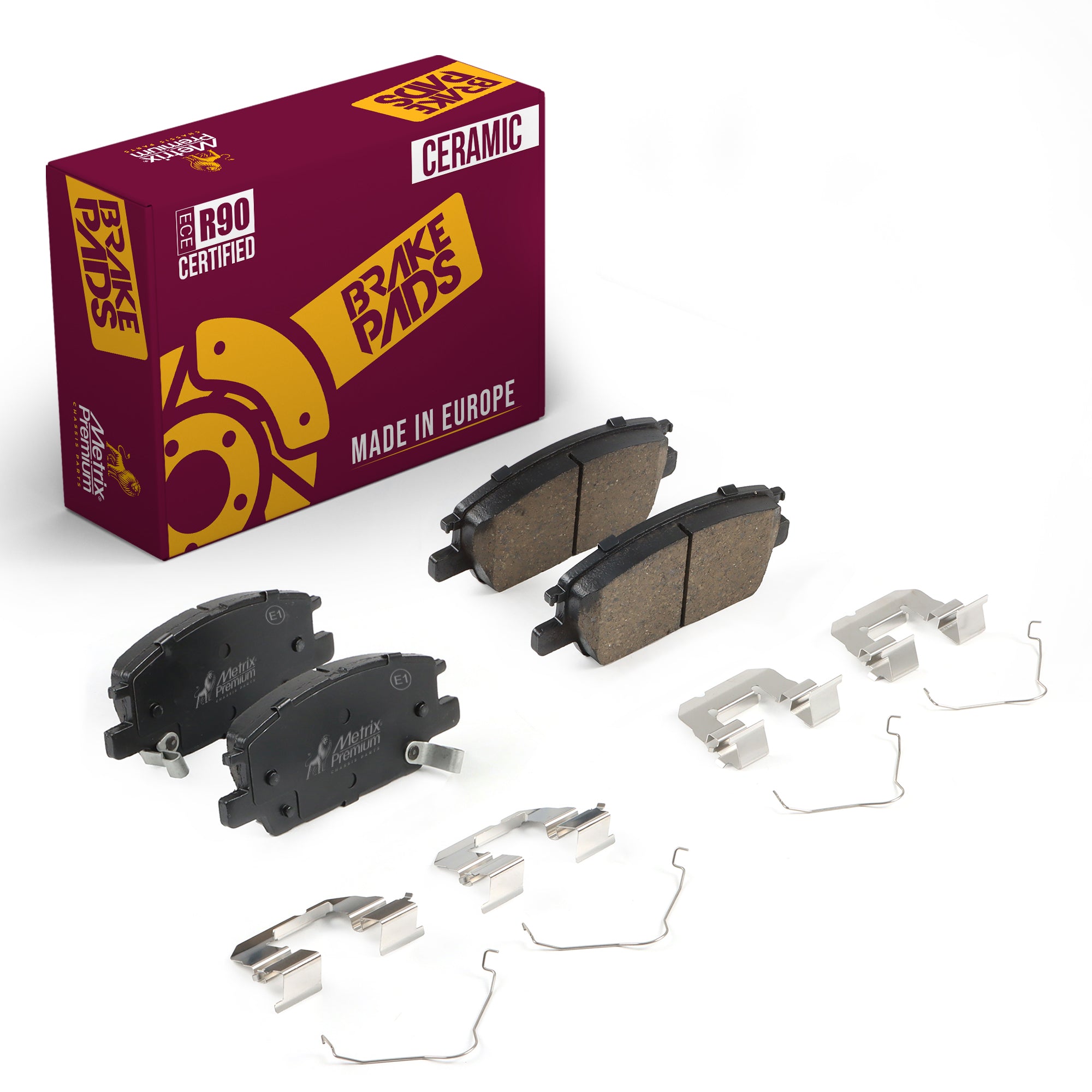 Metrix Premium Front Disc Brake Pad Set 94126MC OEM fit auto parts