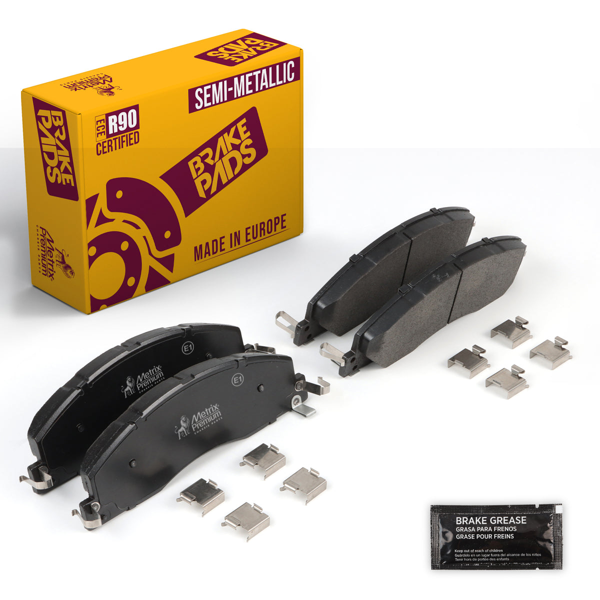 Metrix Premium Front Disc Brake Pad Set 94128MS OEM fit auto parts