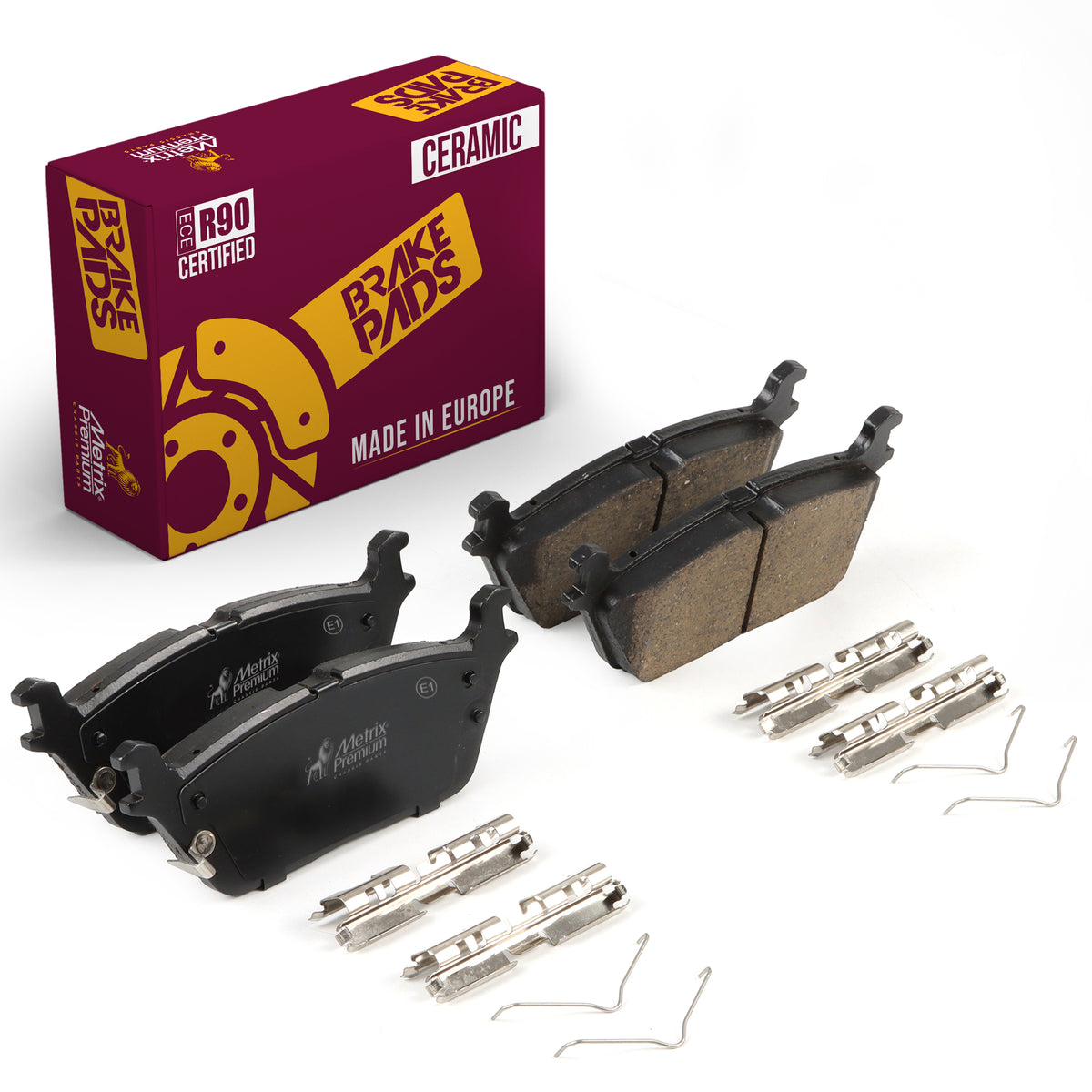 Metrix Premium Rear Disc Brake Pad Set 94129MC OEM fit auto parts