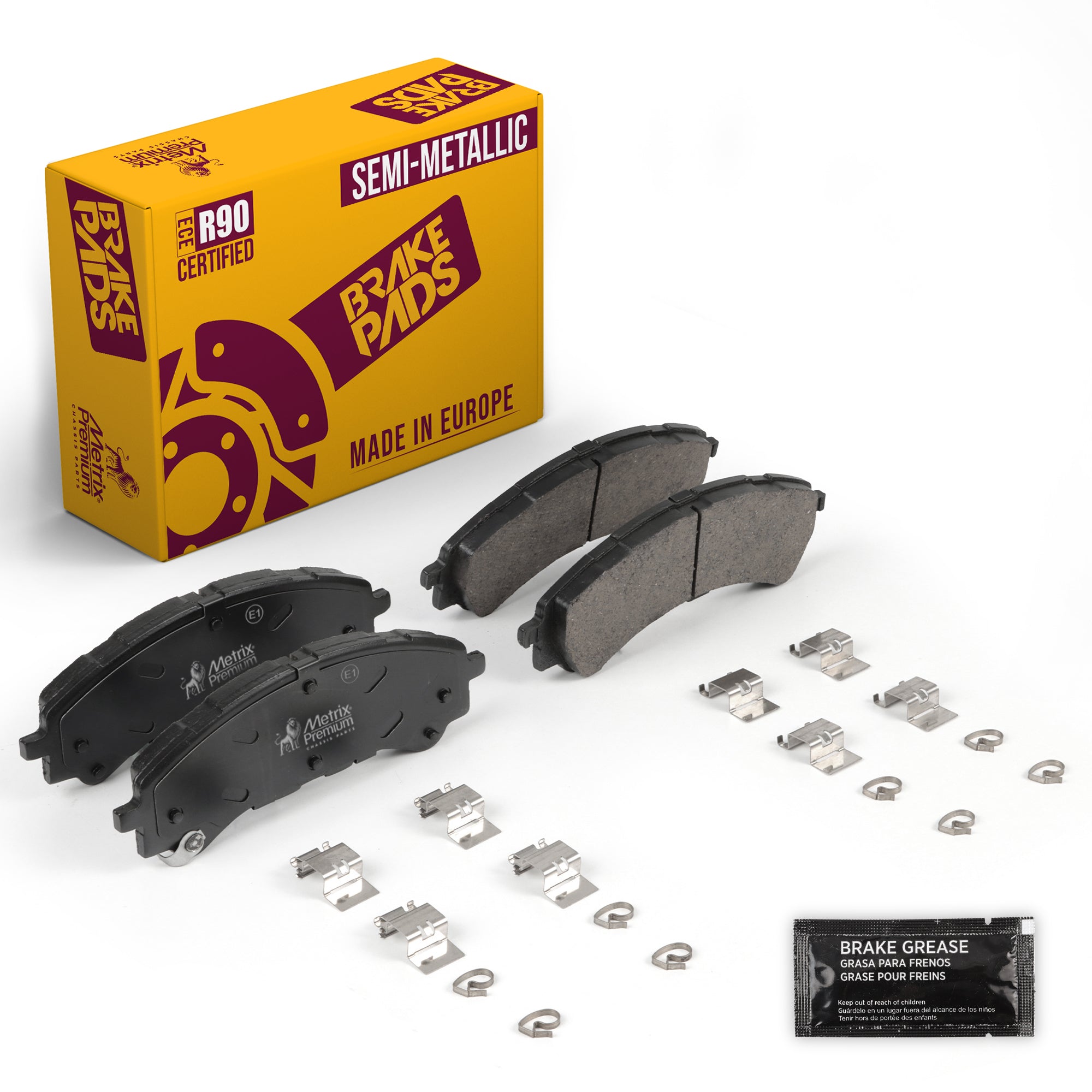 Metrix Premium Chassis Parts Front Disc Brake Pad Set 94131MS OEM fit auto parts
