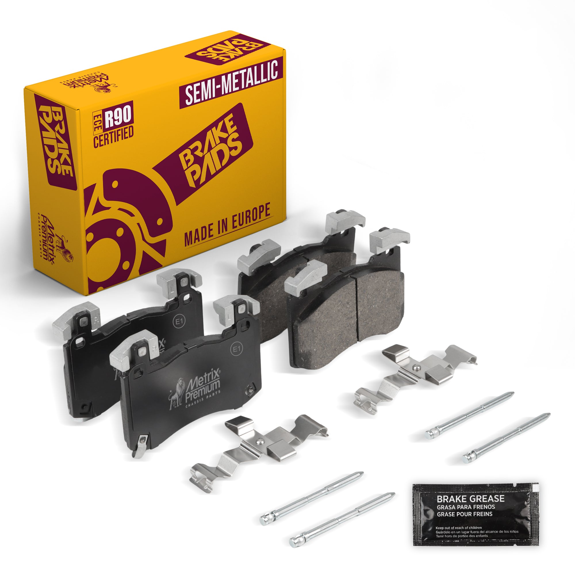 Metrix Premium Chassis Parts Front Disc Brake Pad Set 94133MS OEM fit auto parts