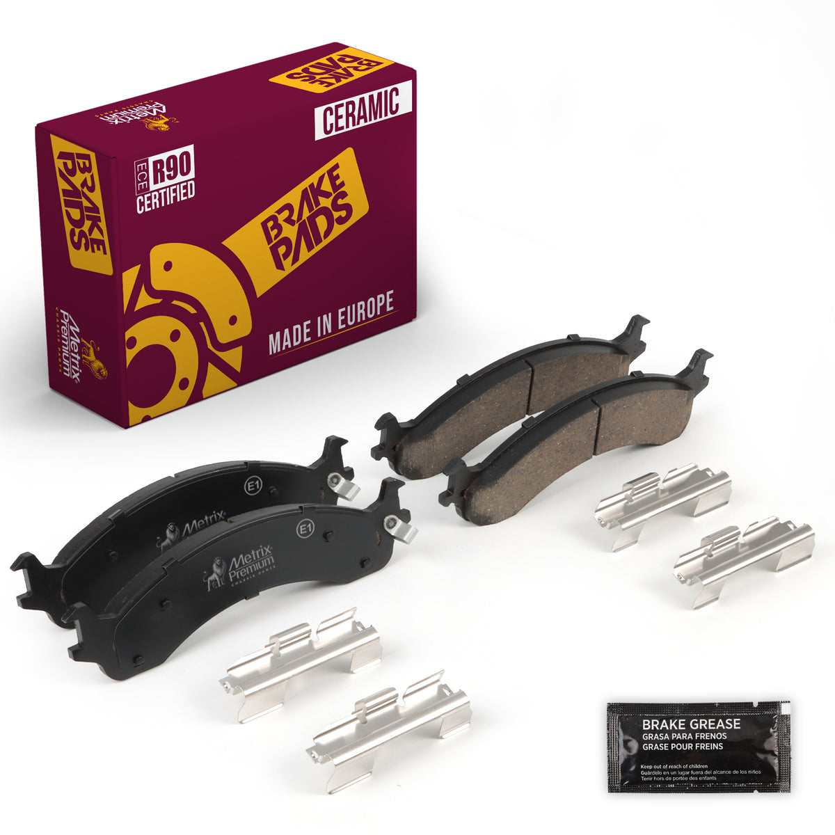 Metrix Premium Front Disc Brake Pad Set 94136MC OEM fit auto parts