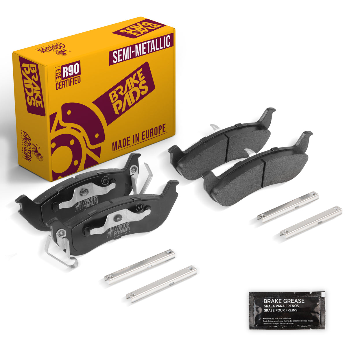 Metrix Premium Rear Disc Brake Pad Set 94138MS OEM fit auto parts
