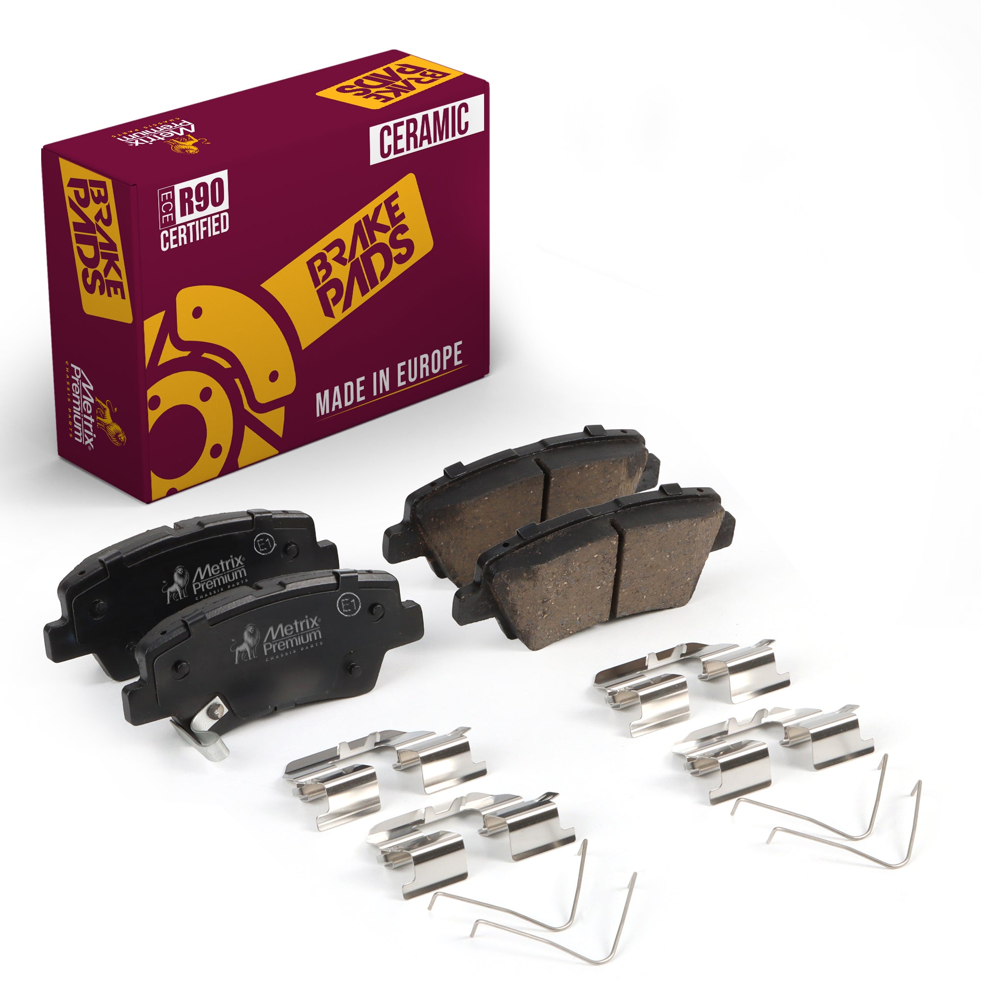 Metrix Premium Rear Disc Brake Pad Set 94141MC OEM fit auto parts